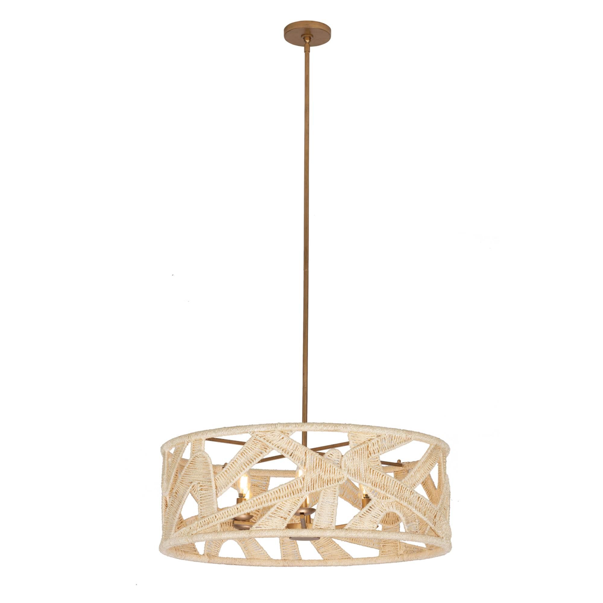 Soga 28 Inch Large Pendant by Kalco Lighting