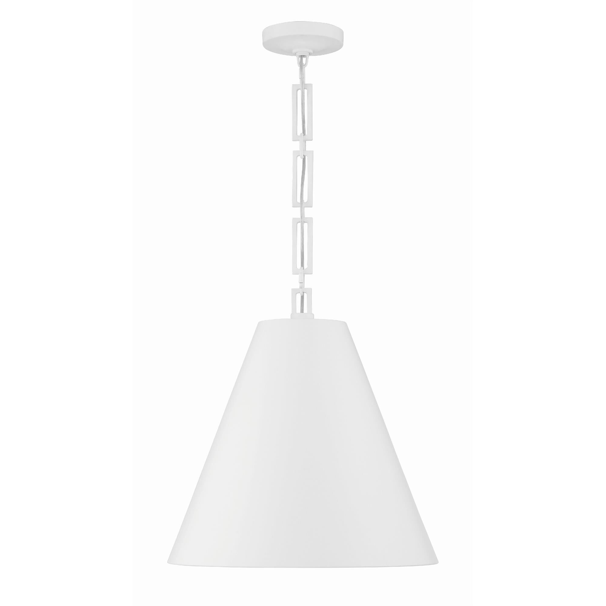 Shown in Matte White + Antique Gold finish and Iron glass and White shade