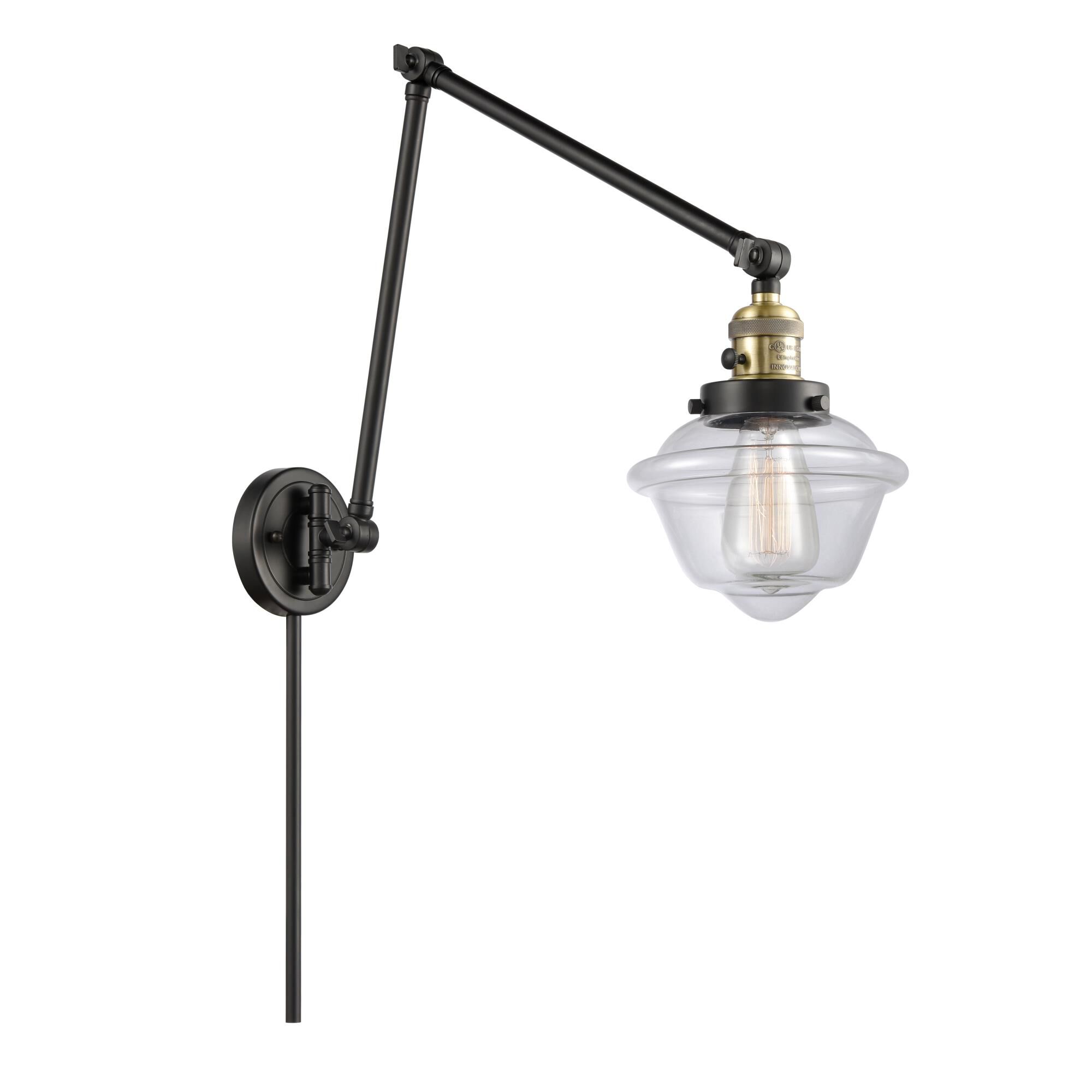 Bruno Marashlian Small Oxford Wall Swing Lamp by Innovations Lighting