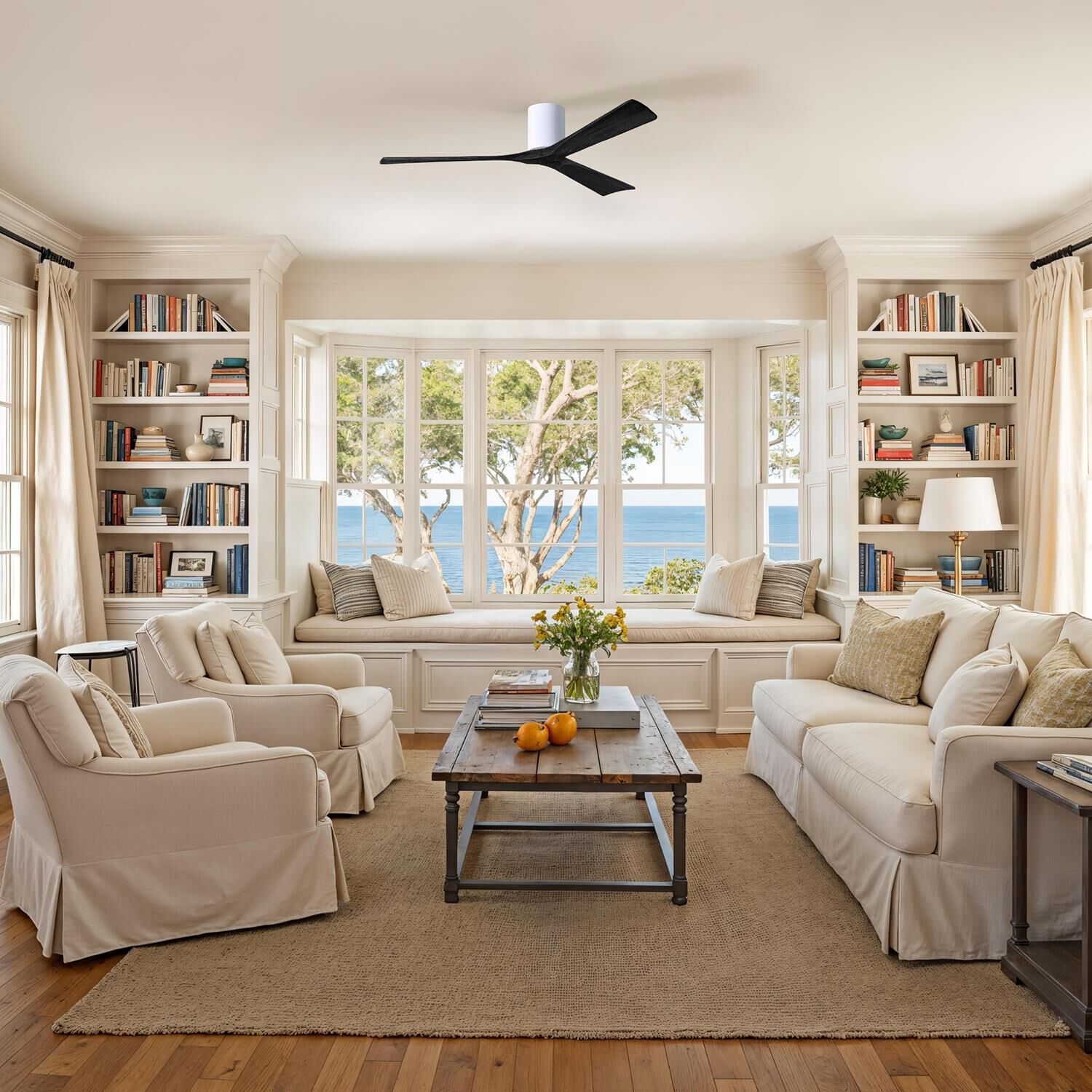 Shown in White finish