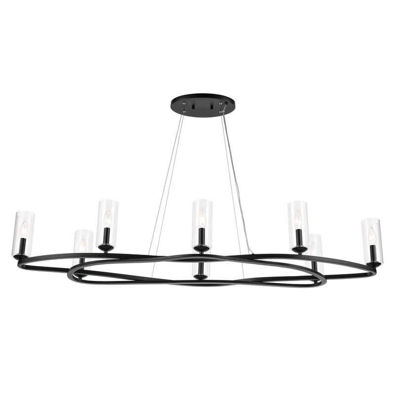 Harpin Medium Linear Chandelier by Kichler