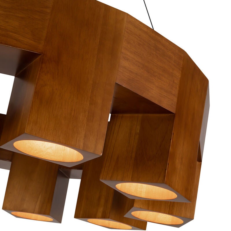 Bosco 35 Inch Chandelier by Kuzco