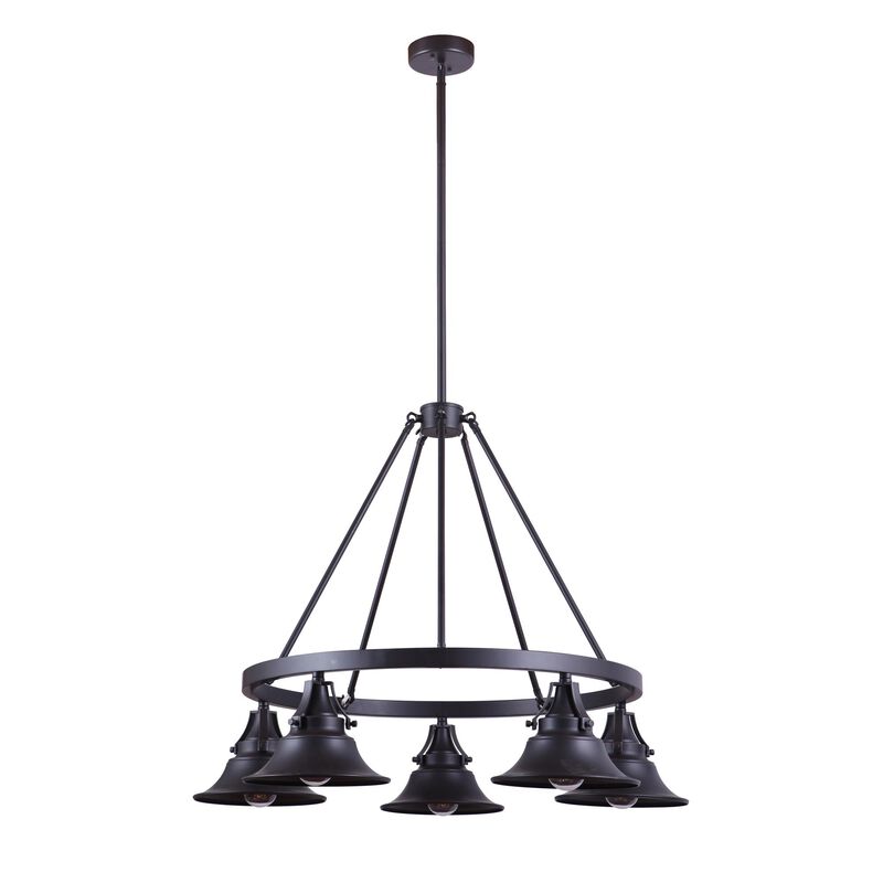 Union 27 Inch Tall 5 Light Outdoor Hanging Lantern by Craftmade