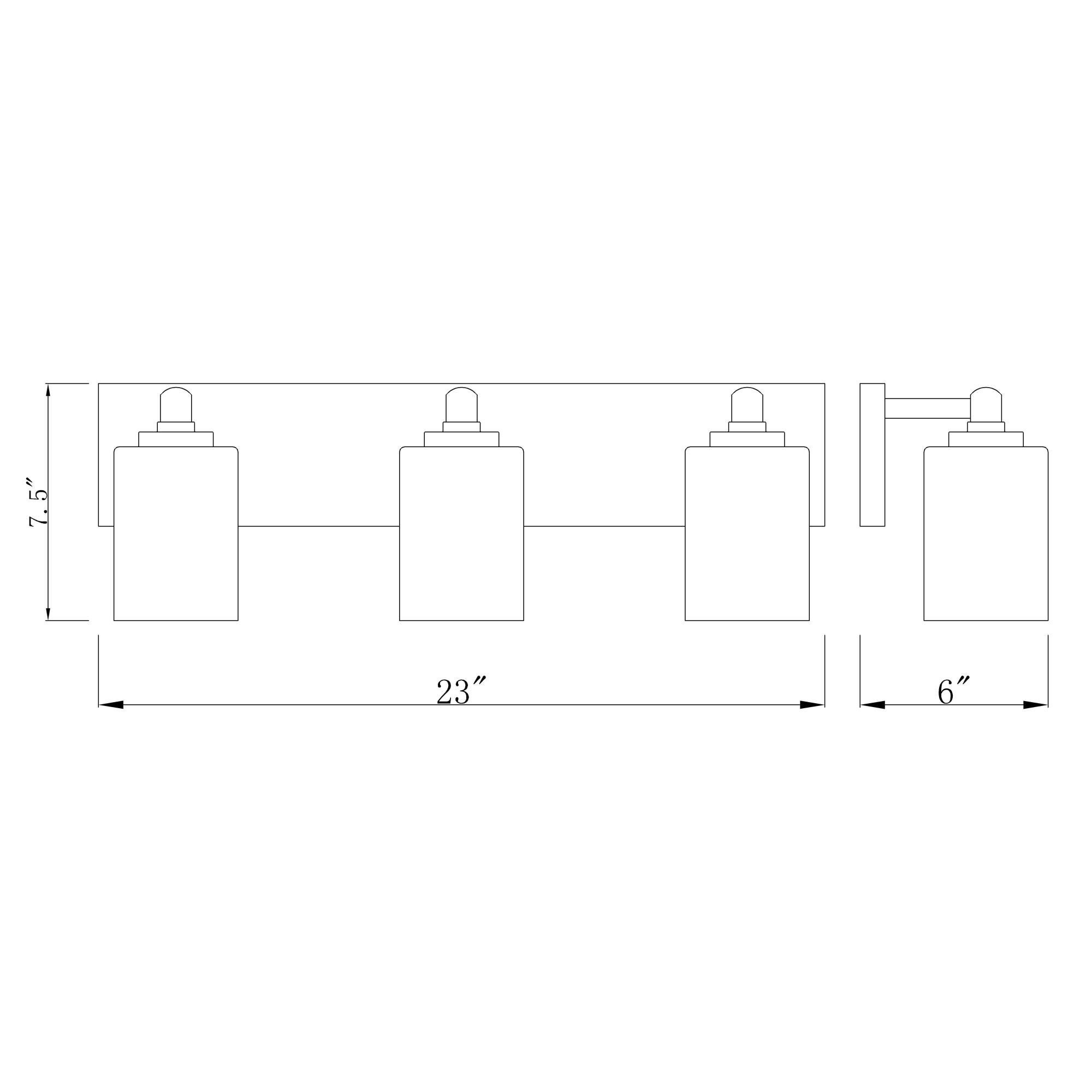 Shown in Brushed Gold finish and White glass