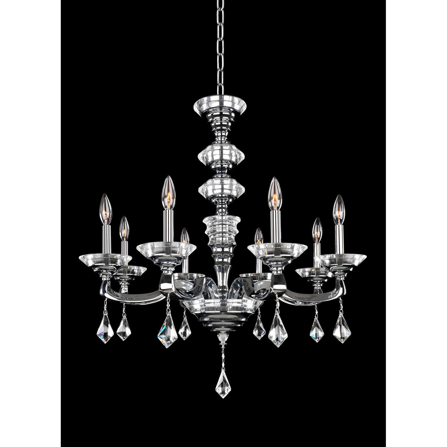 Cosimo 30 Inch 8 Light Chandelier by Allegri
