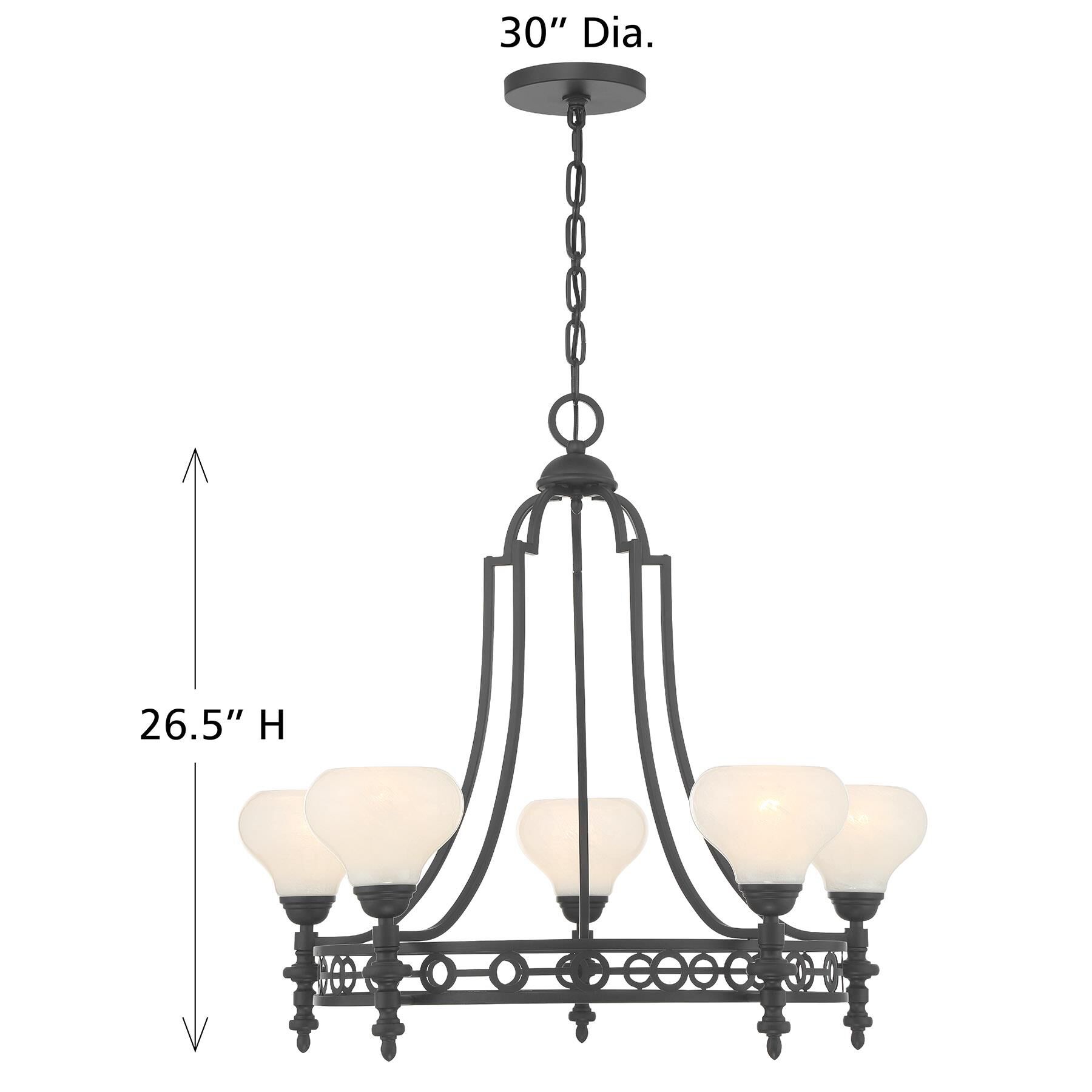 Allston 30 Inch Chandelier by Savoy House