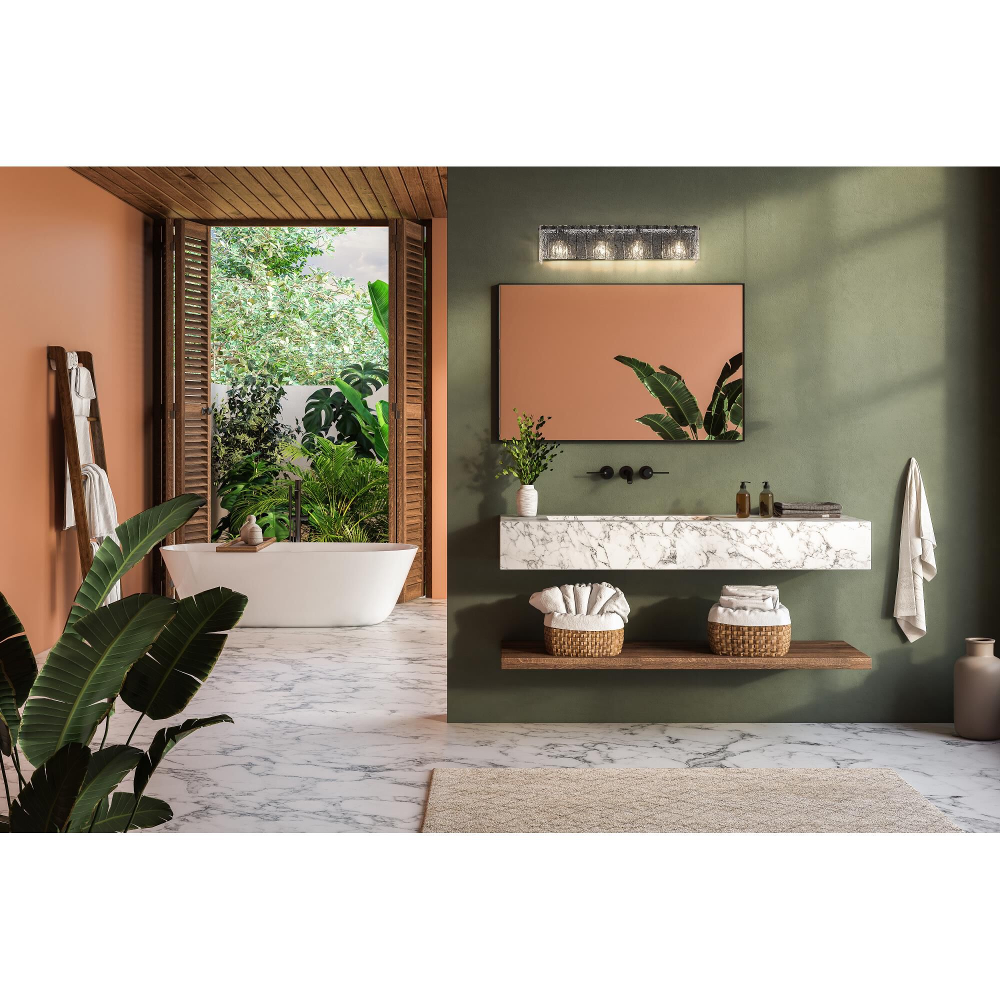 Glacier 31 Inch Bath Vanity Light by Z Lite