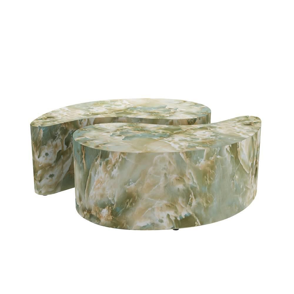 Shown in Jade Faux Marble finish