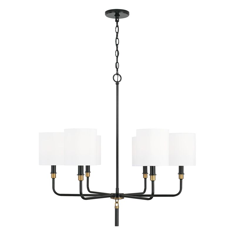 Beckham 32 Inch 6 Light Chandelier by Capital Lighting Fixture Company
