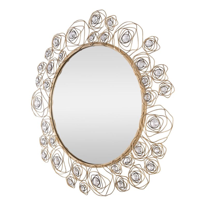 Ron Henderson Ethereal Rose Decorative Mirror by Varaluz