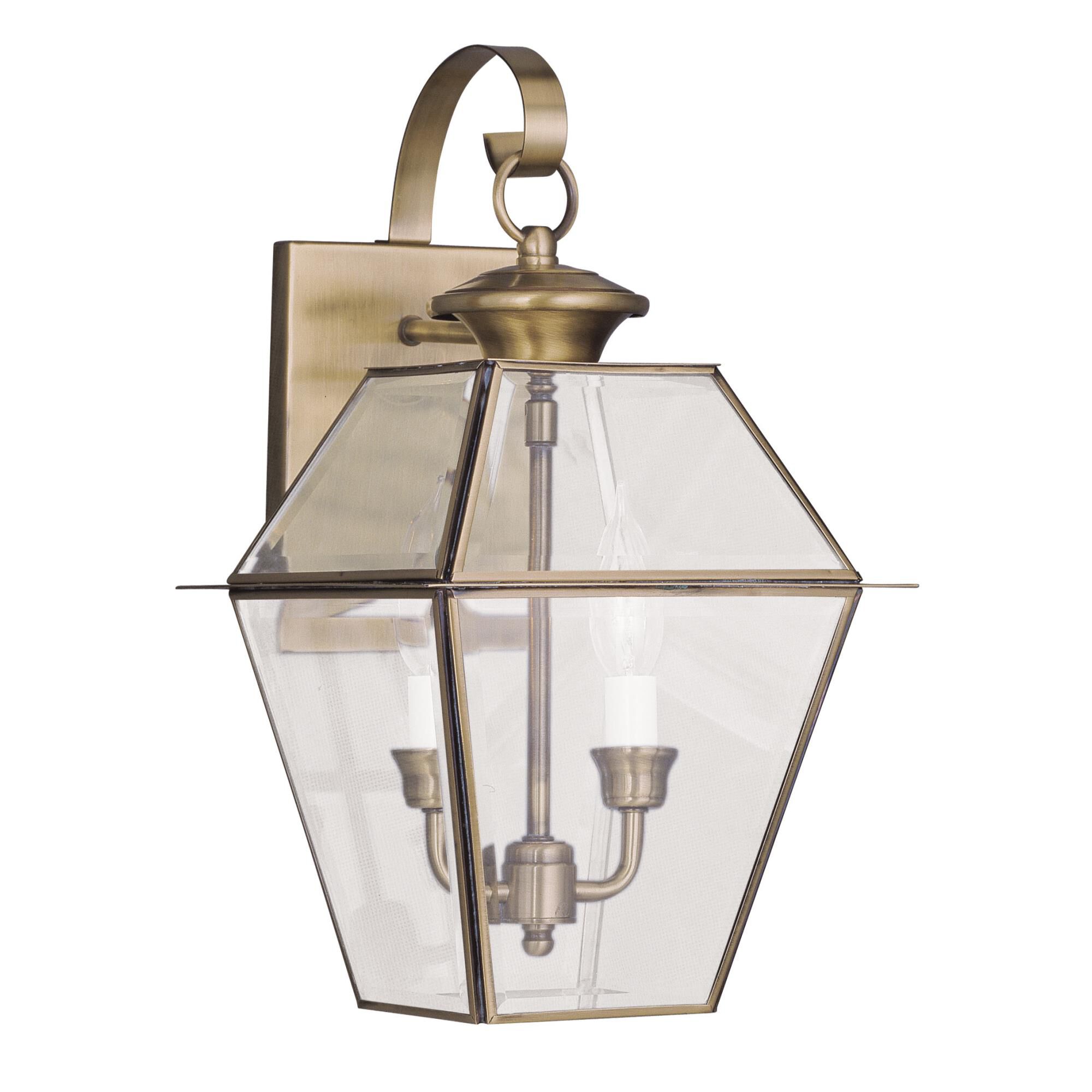Westover 16 Inch Tall 2 Light Outdoor Wall Light | Capitol Lighting 1800lighting.com