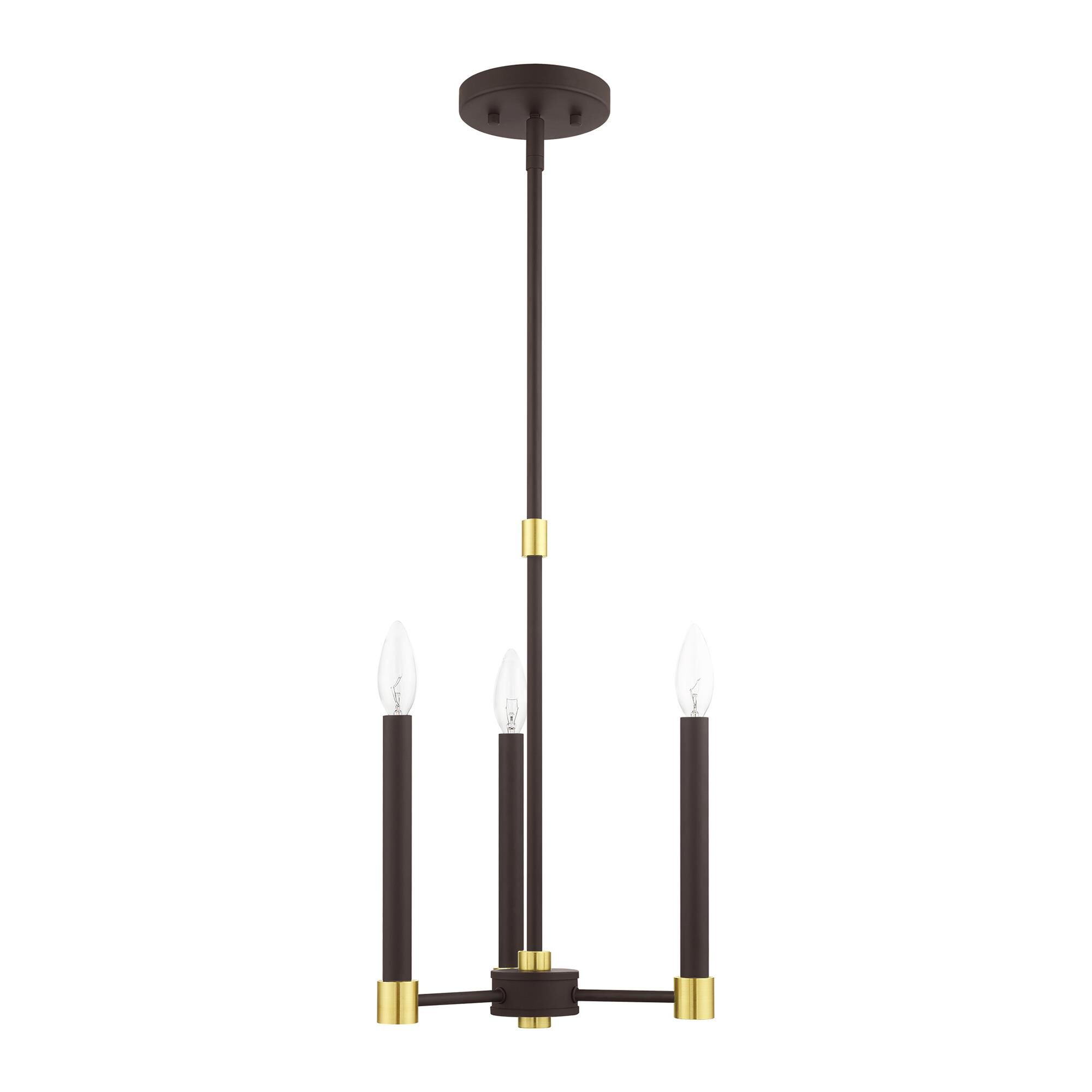 Karlstad 3 Light Mini Chandelier by Livex Lighting