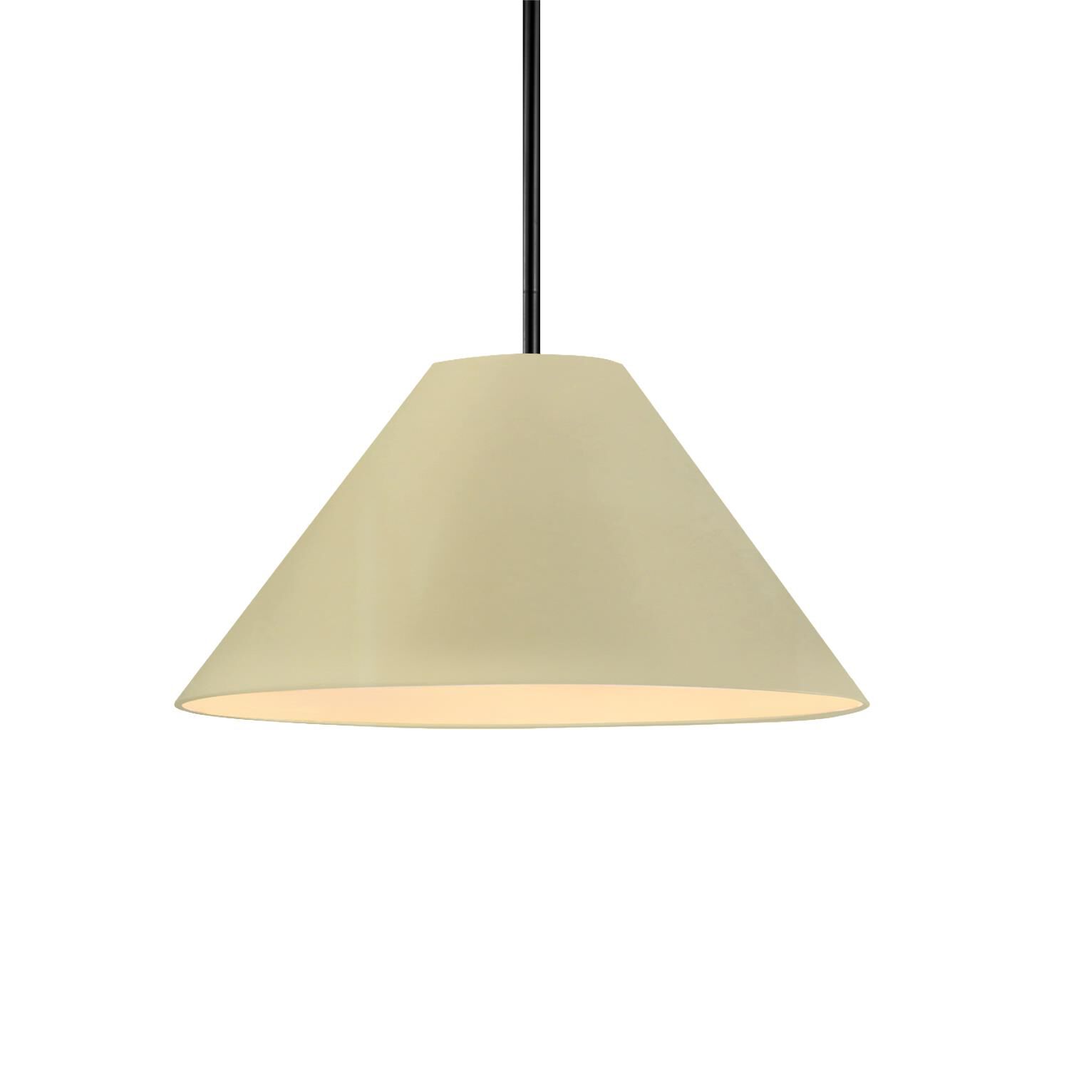 Shown in Matte Black finish and Vanilla shade