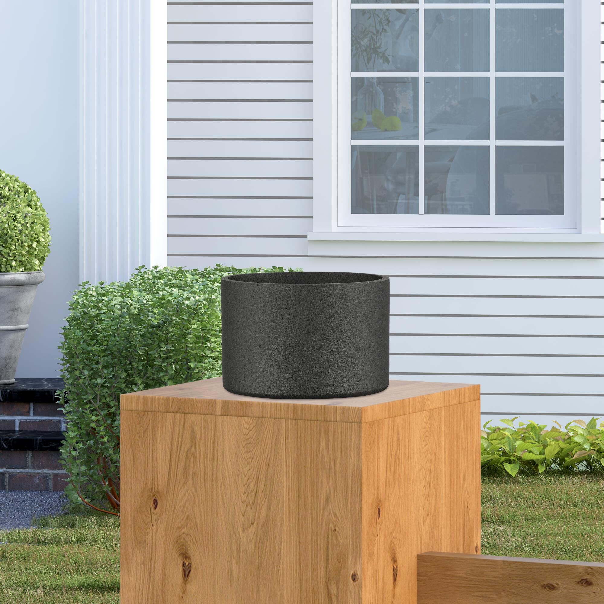 Shown in Textured Black finish