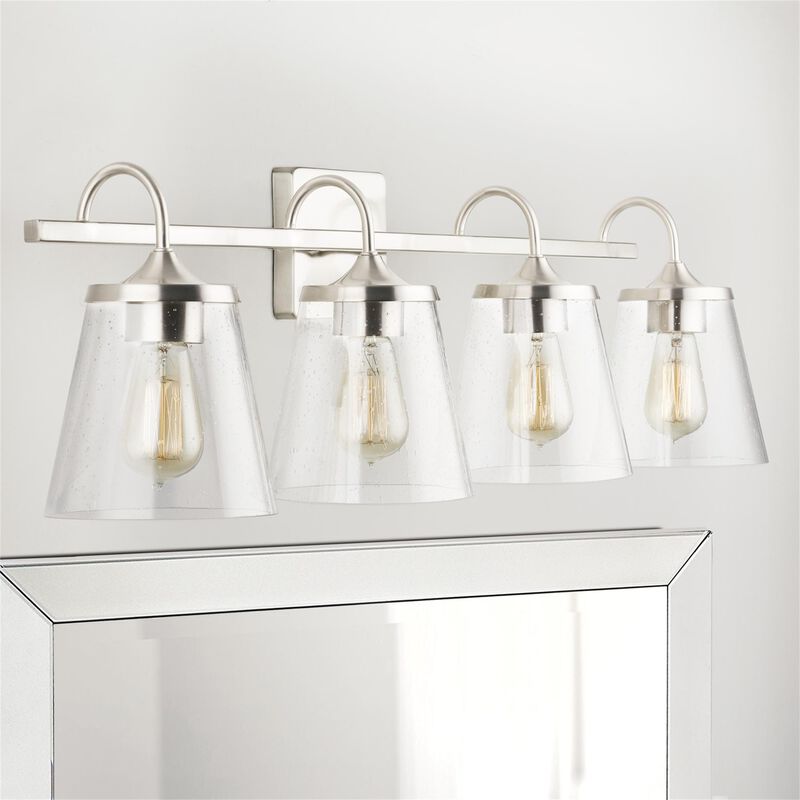33 Inch 4 Light Bath Vanity Light by Capital Lighting Fixture Company