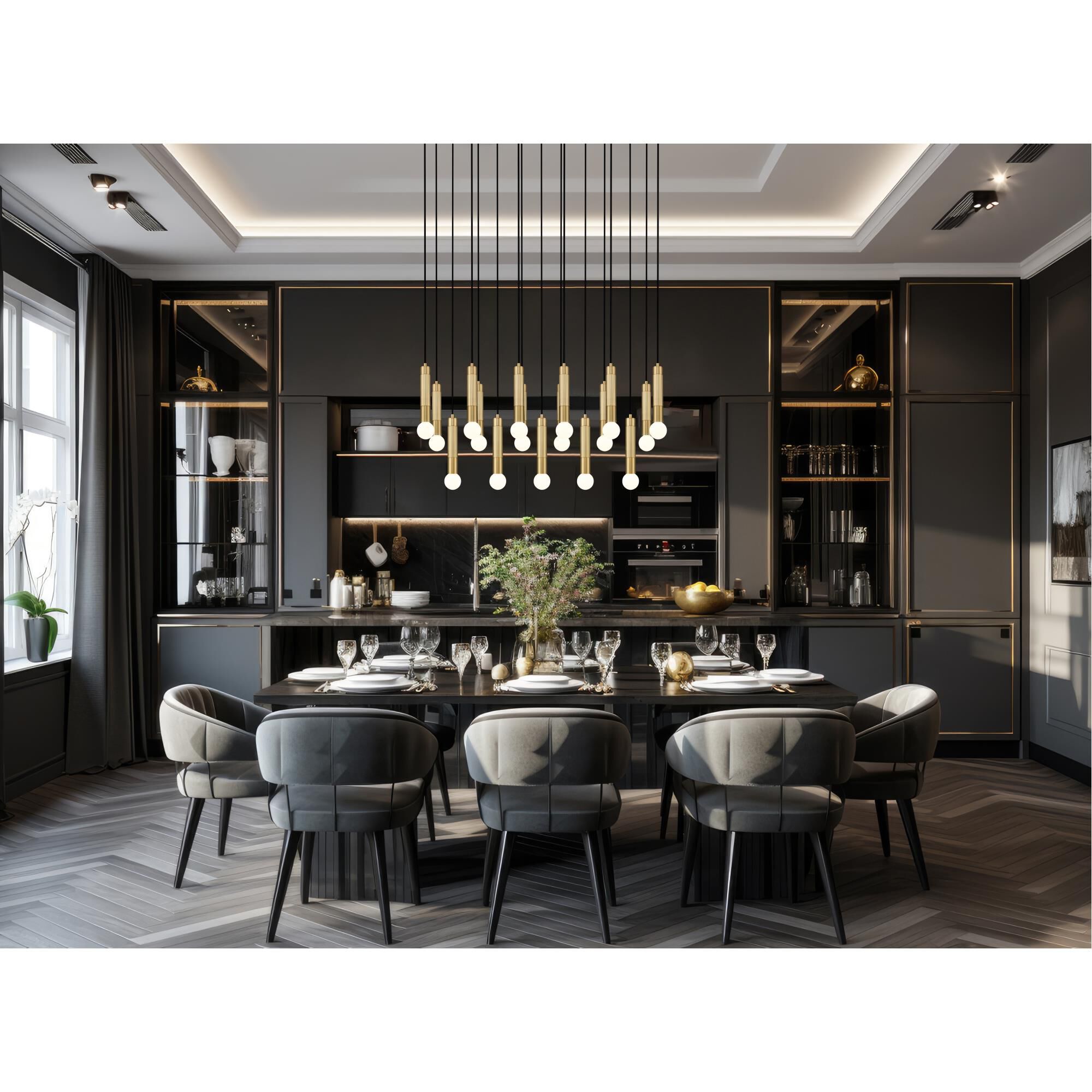 Stari 42 Inch Linear Suspension Light by Z Lite