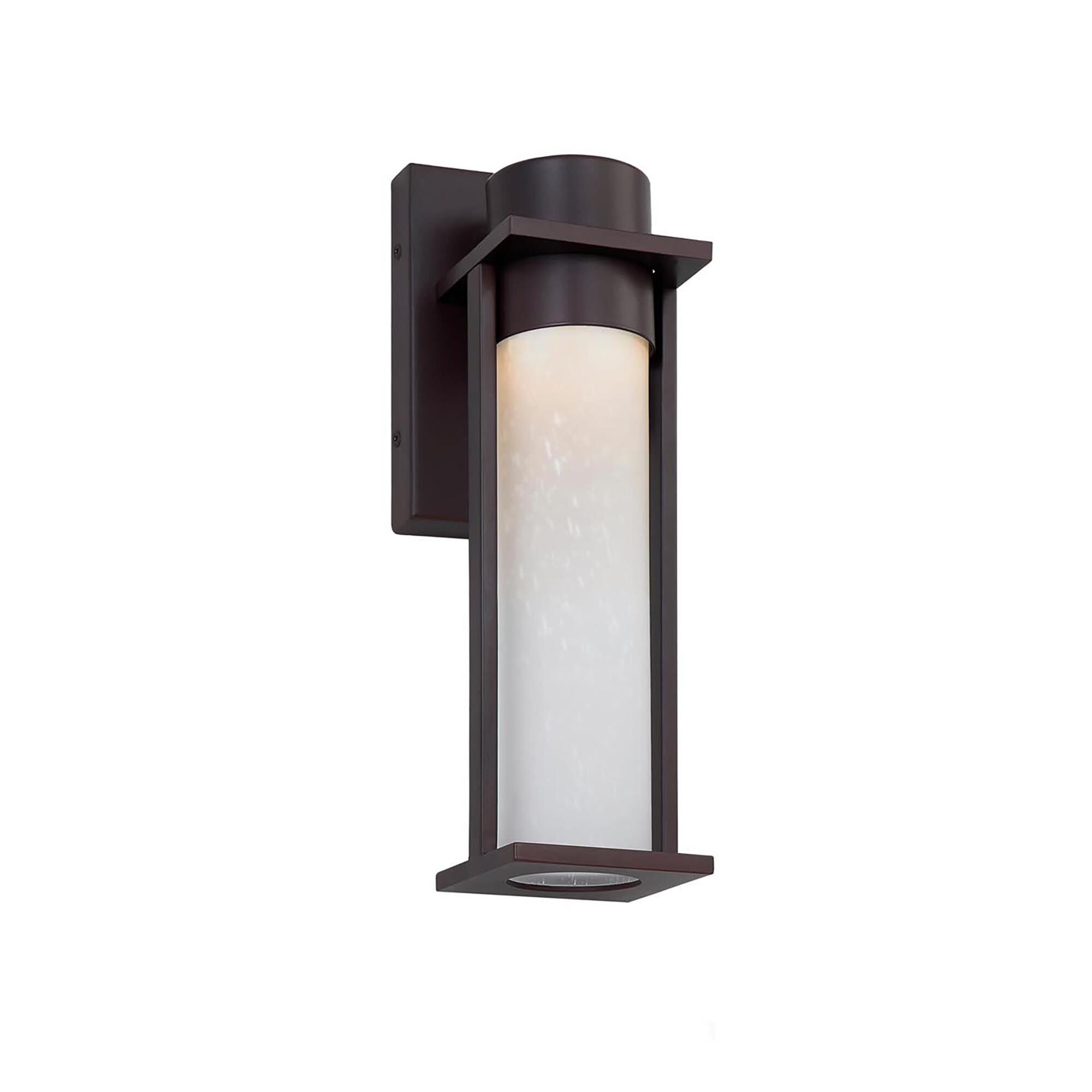 Justice Design Group Fusion Wooster 12 Inch Tall LED Outdoor Wall Light