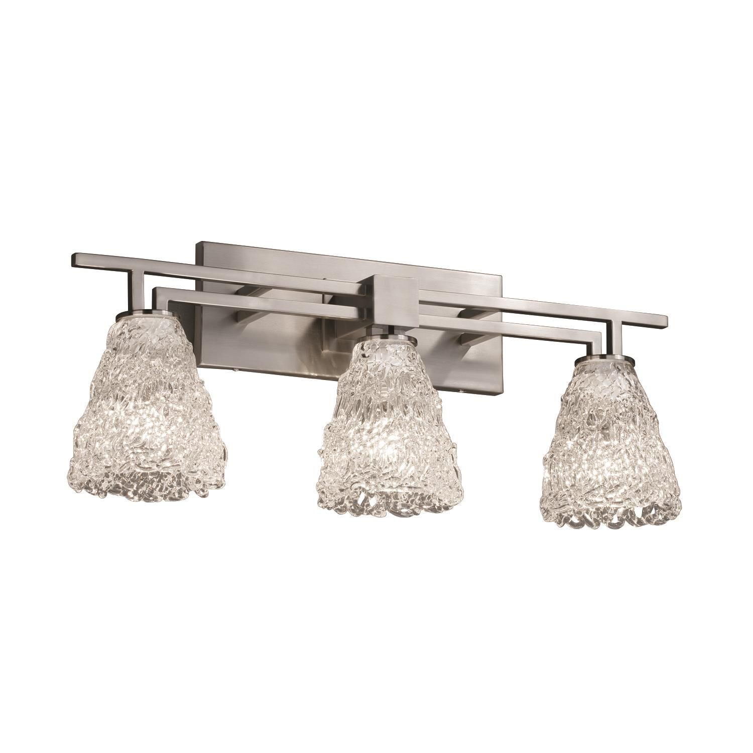 Veneto Luce 26 Inch 3 Light Bath Vanity Light by Justice Design Group - Clearance