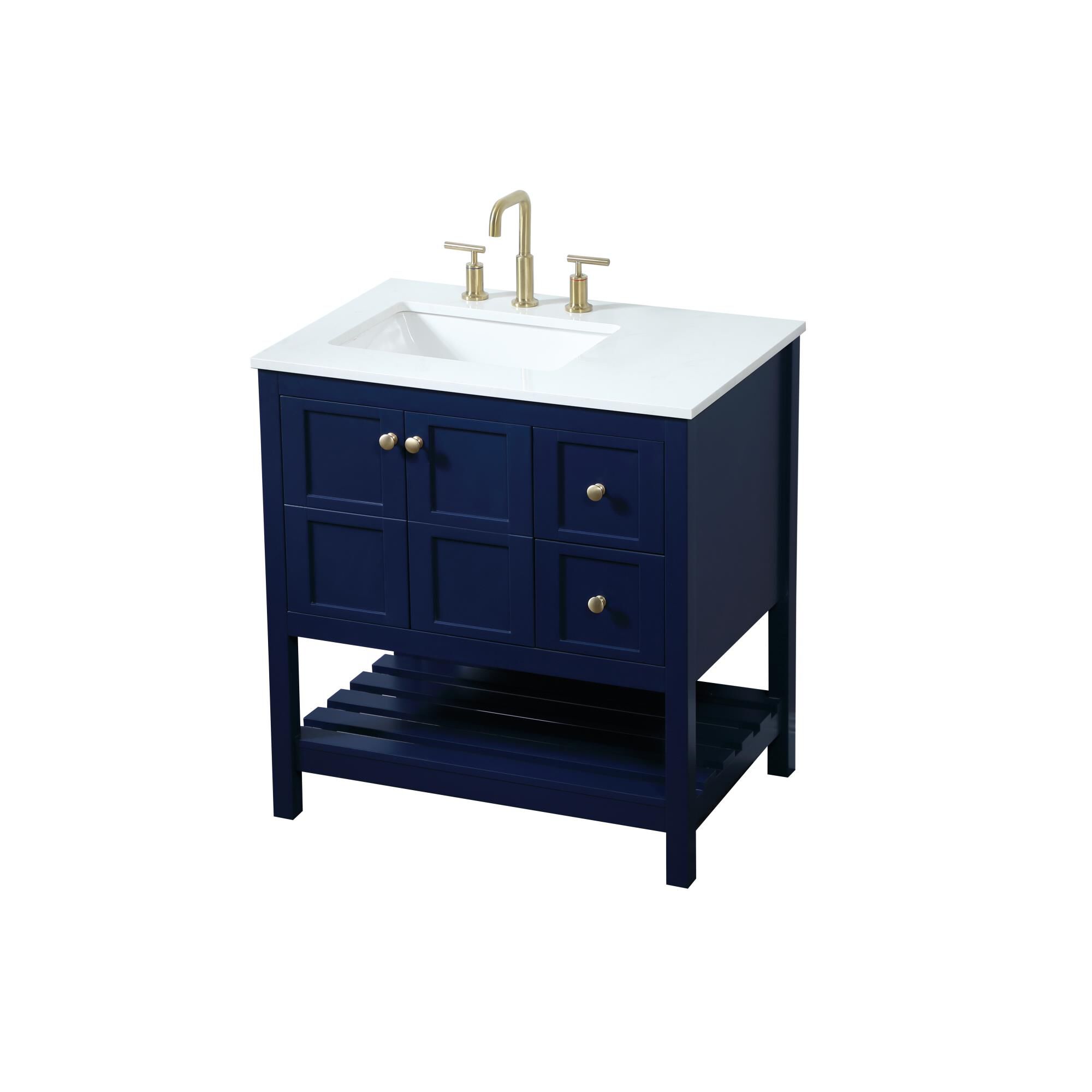 Shown in Blue finish