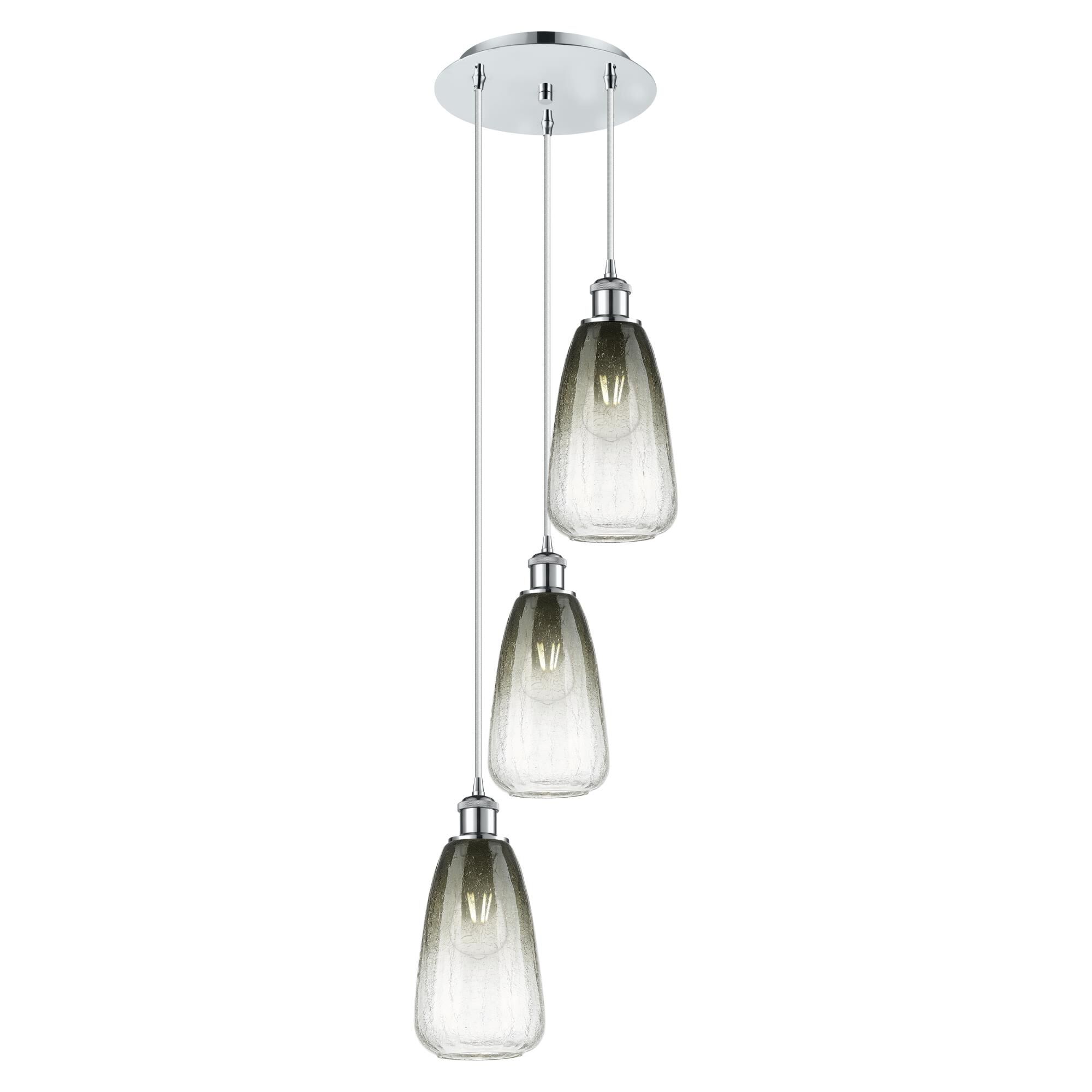 Bruno Marashlian Brookhaven Almond 13 Inch Multi Light Pendant by Innovations Lighting