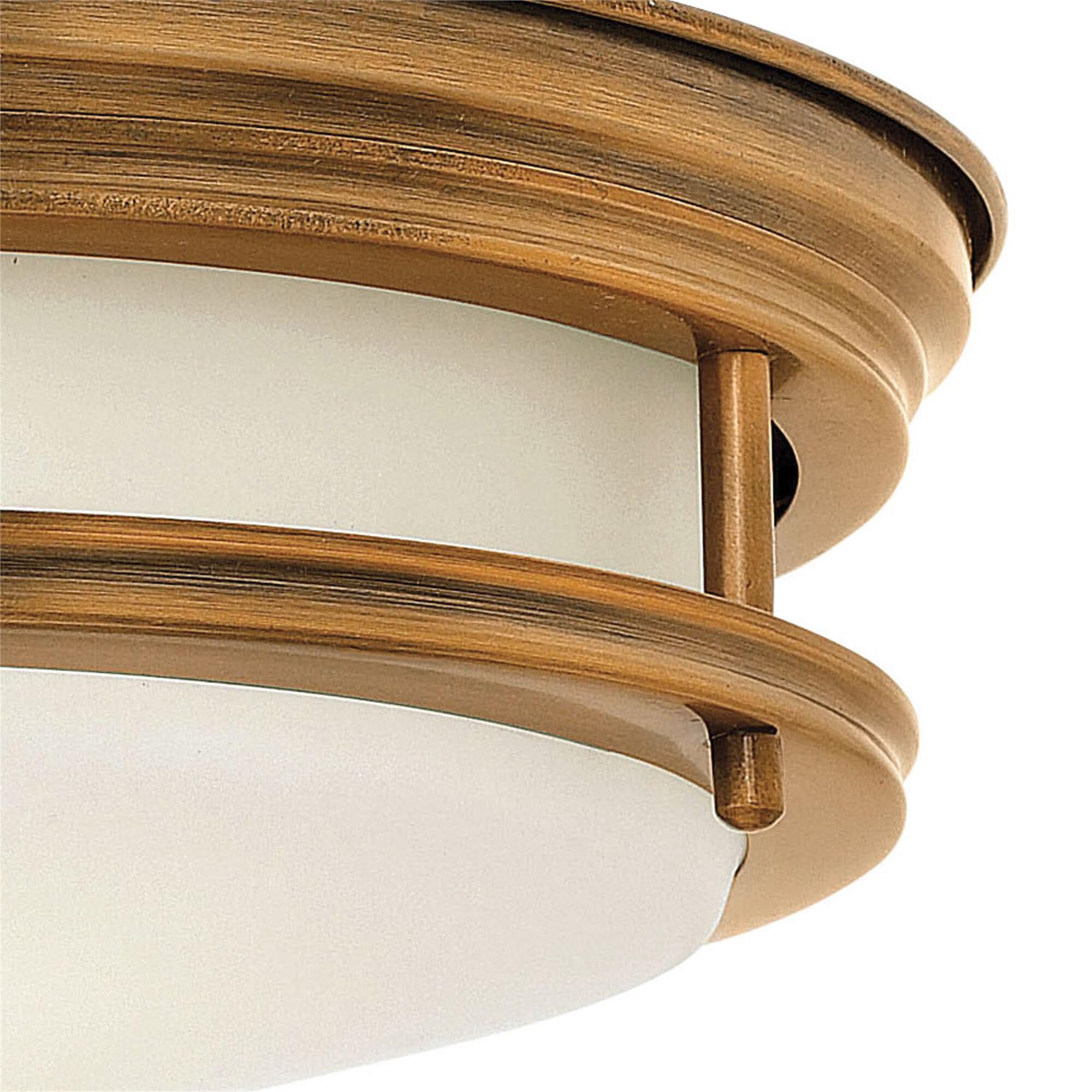 Shown in Brushed Bronze finish and Etched Opal glass