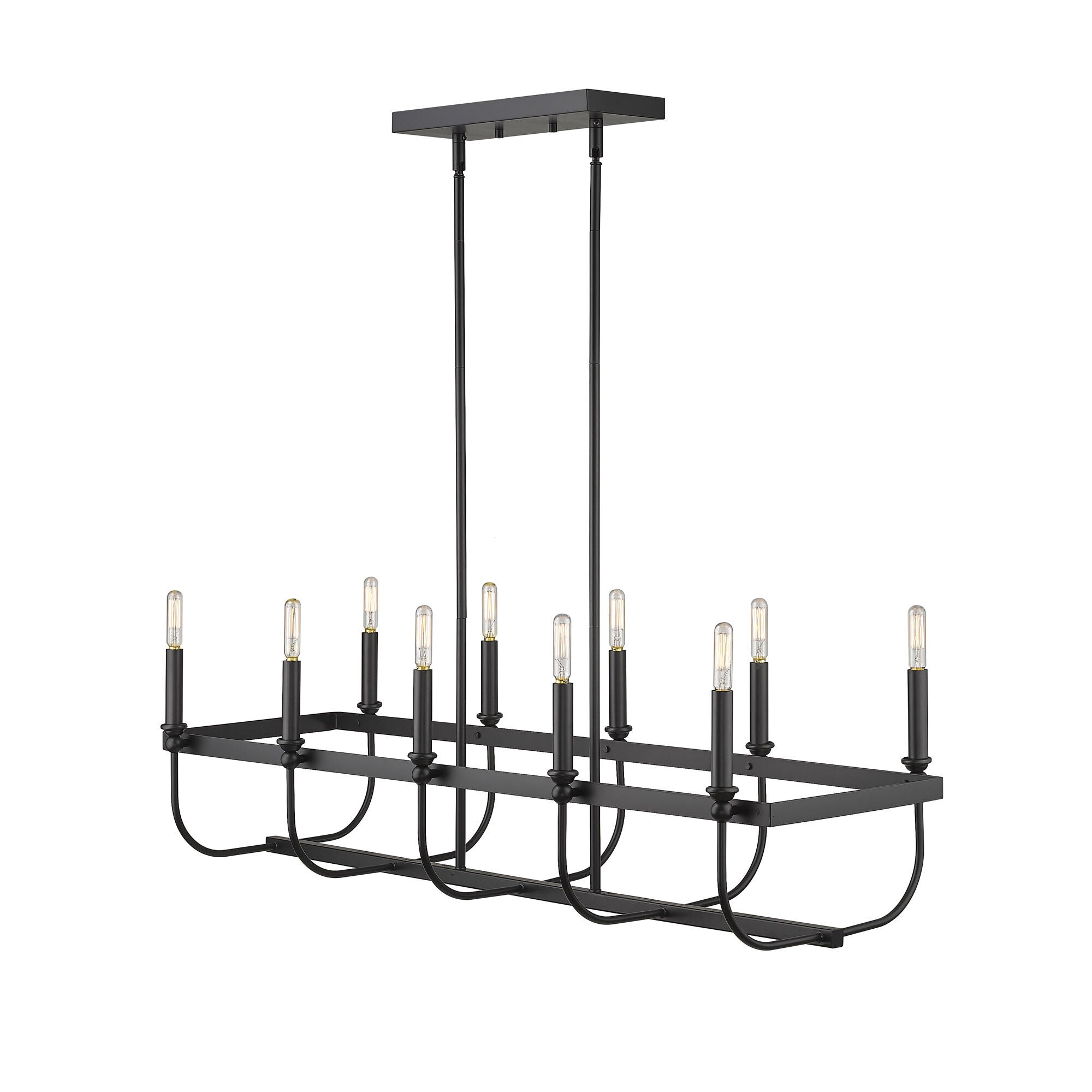 Shown in Matte Black finish and -- glass and -- shade