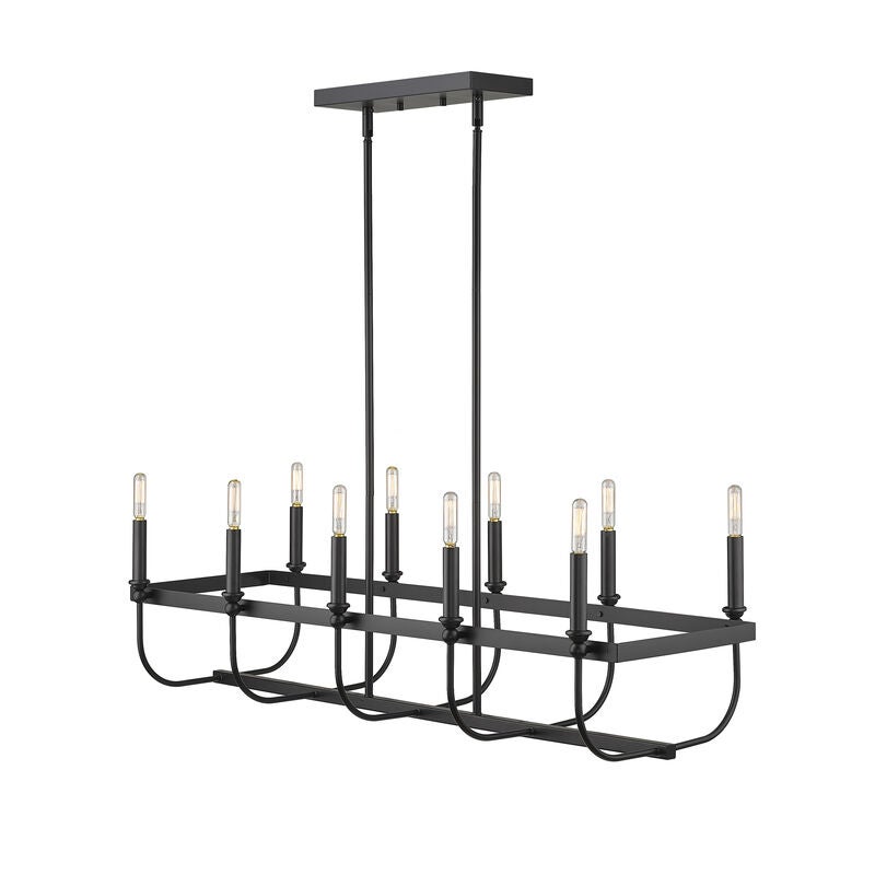 Beckett 40 Inch 10 Light Linear Suspension Light by Acclaim Lighting