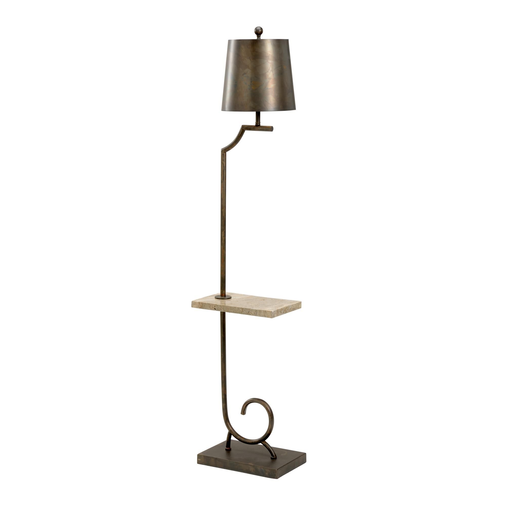 Shown in Bronze-Natural Grey finish and Scorched Bronze Metal shade