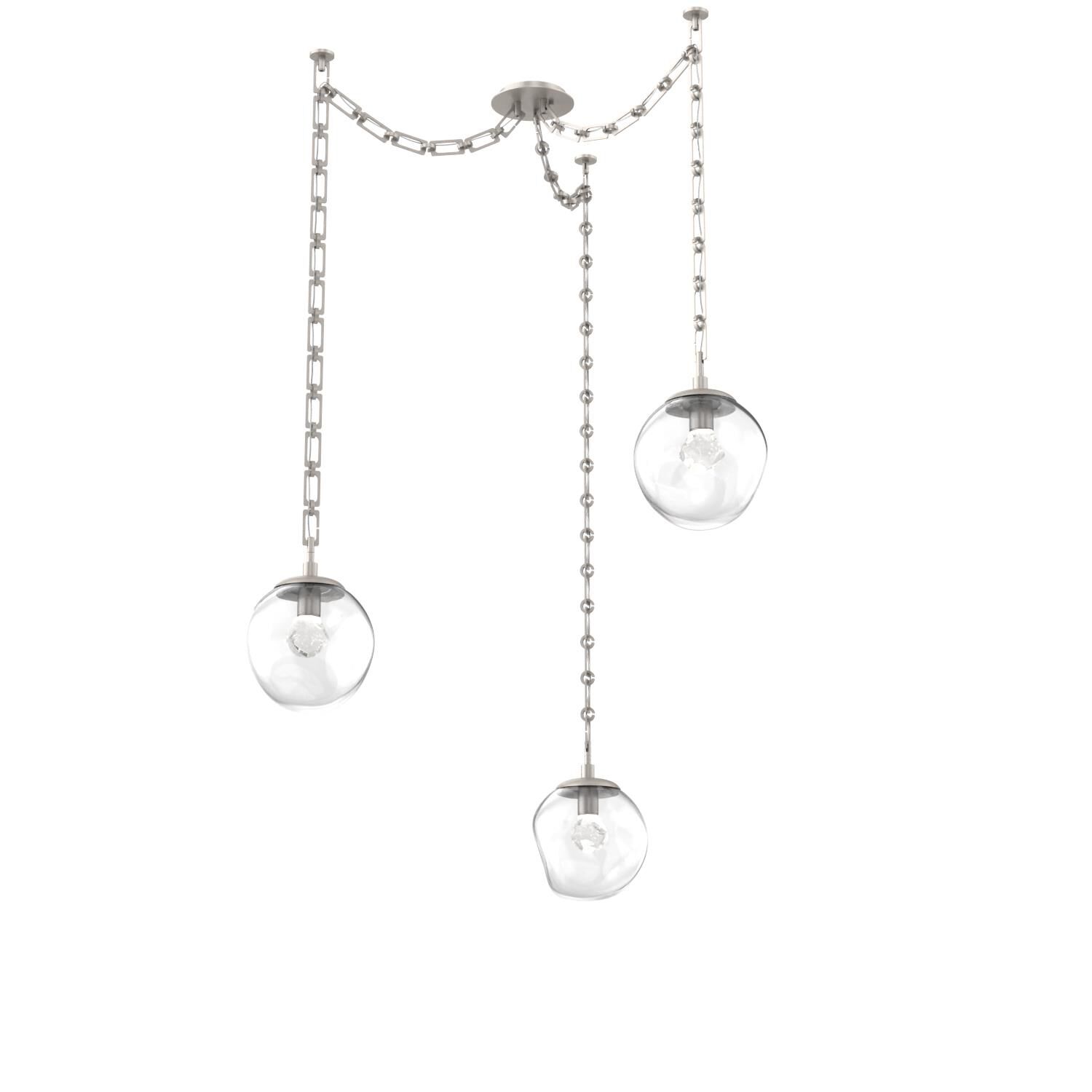 Levi Wilson Aster 19 Inch Multi Pendant Light by Hammerton Studio