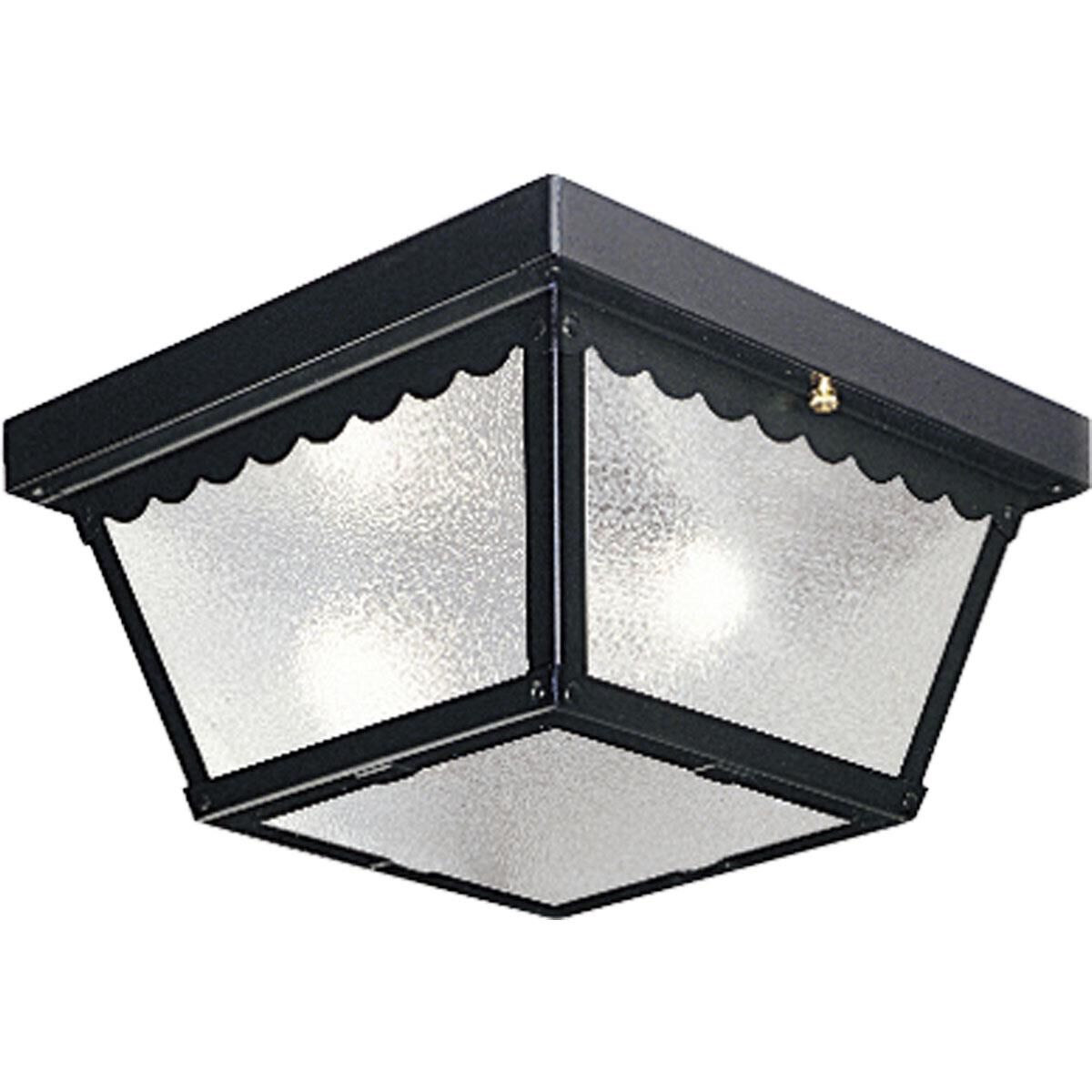 Ceiling Mount 9 Inch 2 Light Outdoor Flush Mount by Progress Lighting
