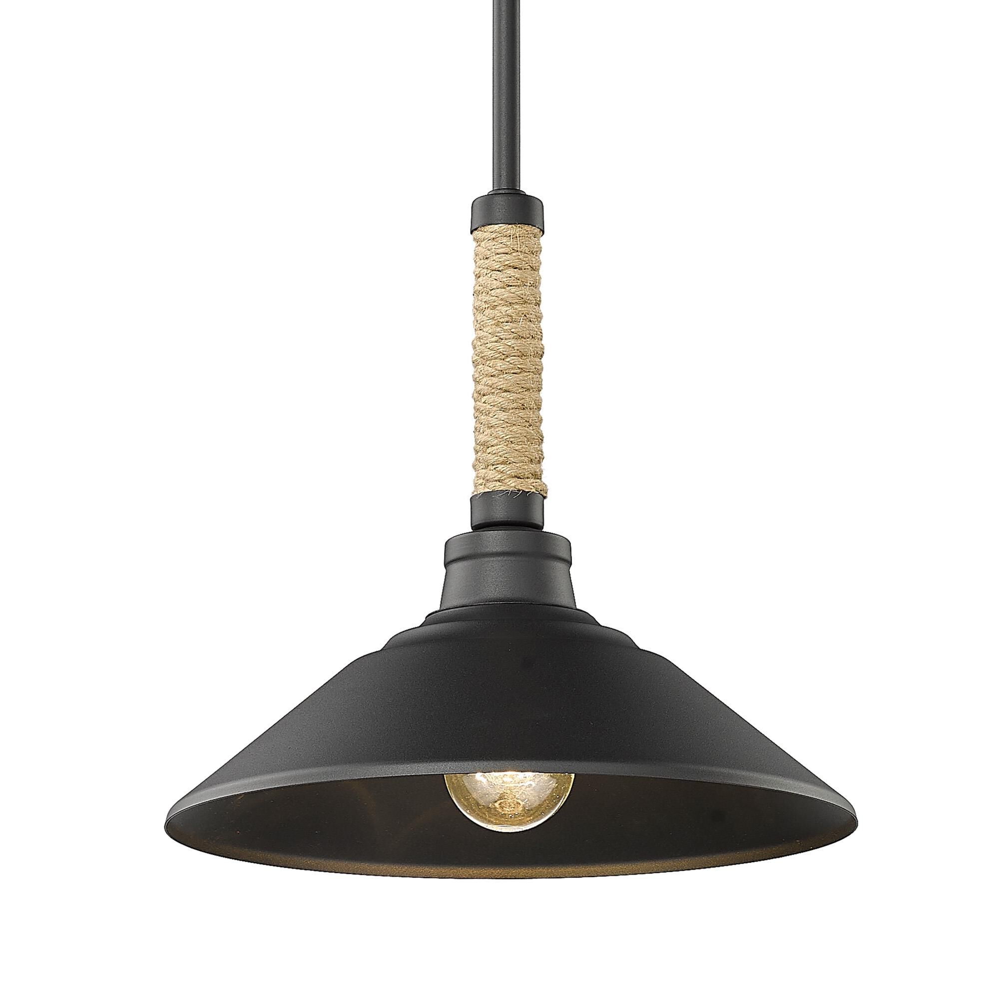 Journey 12 Inch Mini Pendant by Golden Lighting