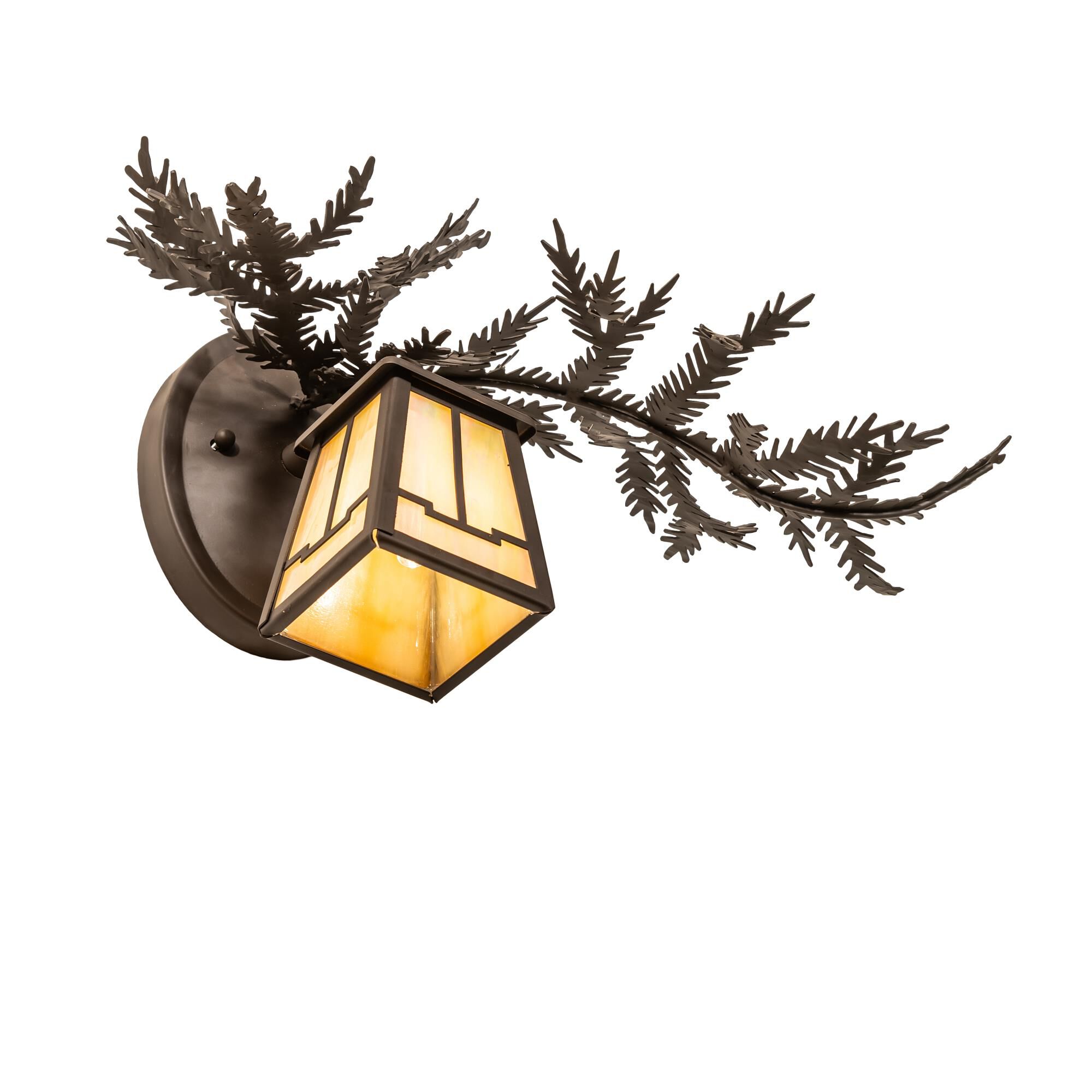 Shown in Oil Rubbed Bronze finish and Beige glass