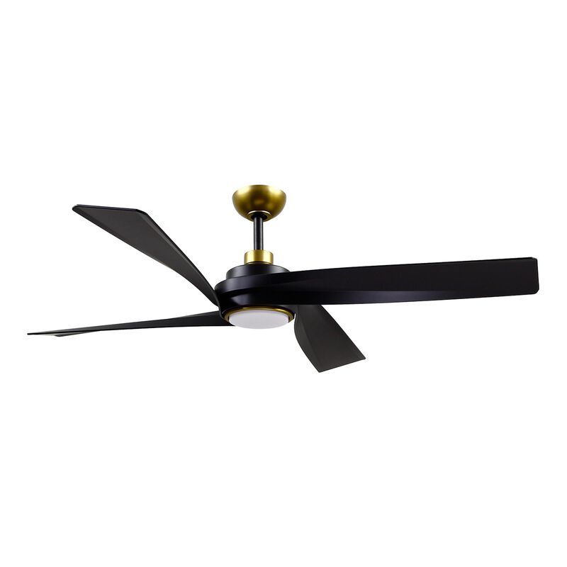 Horizon 56 Inch Ceiling Fan with Light Kit by Kuzco