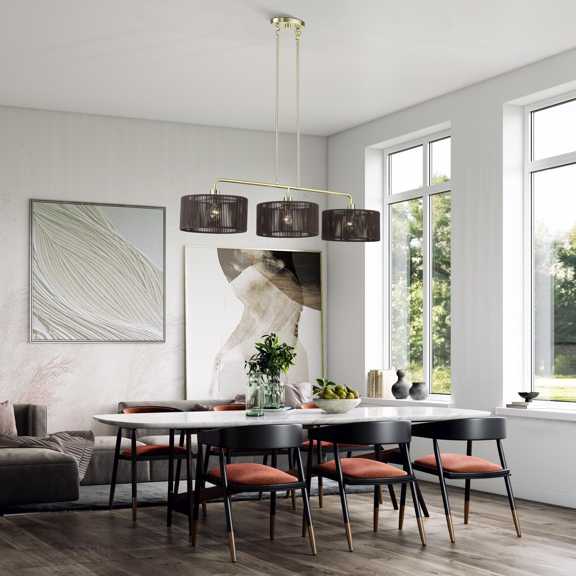 Acordia 46 Inch Linear Suspension Light by Livex Lighting