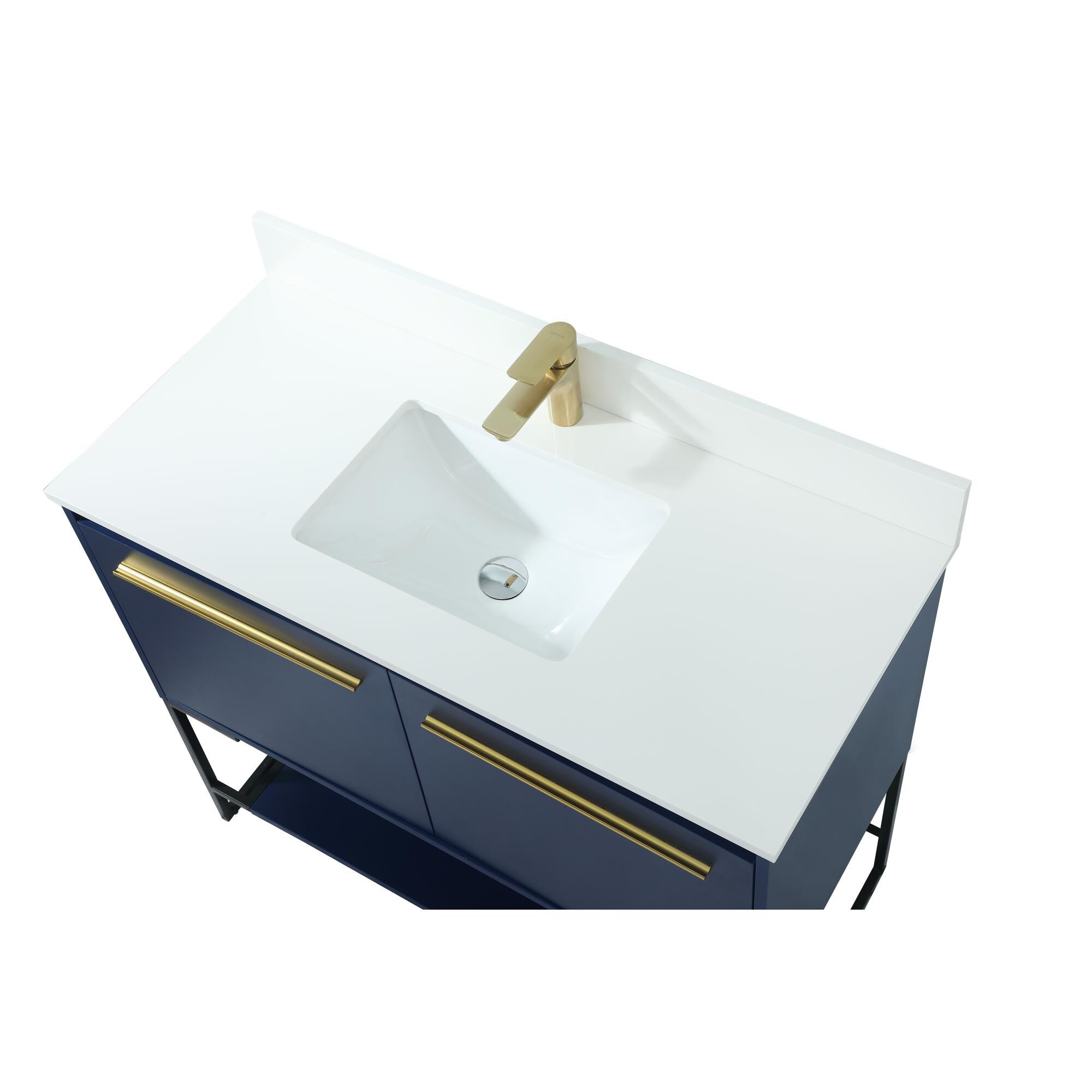 Shown in Blue finish