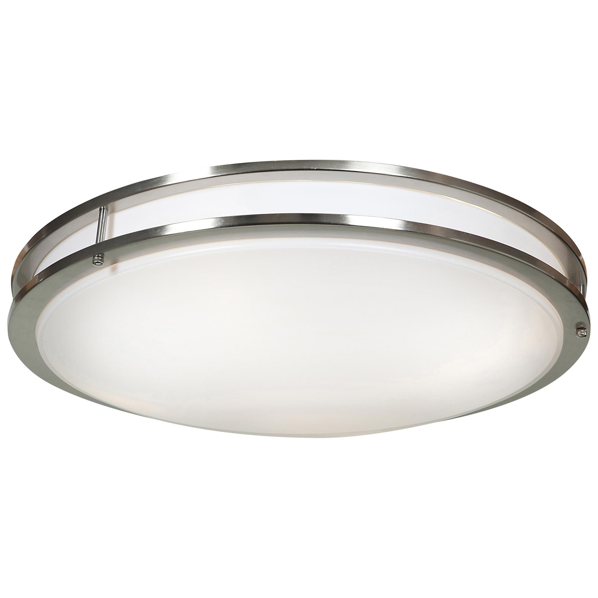 Shown in Brushed Steel  finish and Acrylic Lens  glass and Acrylic shade