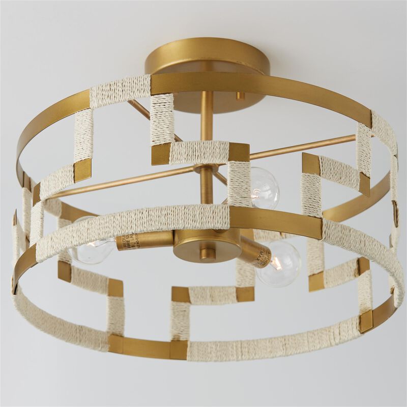 Hala 15 Inch 3 Light Semi Flush Mount by Capital Lighting Fixture Company