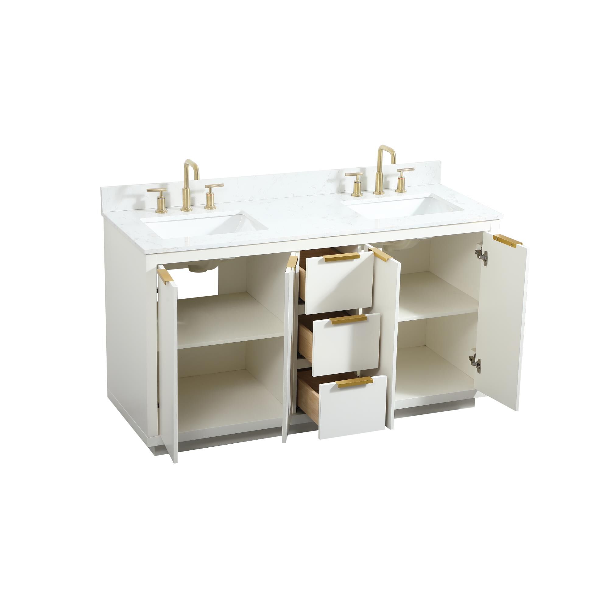 Shown in White finish