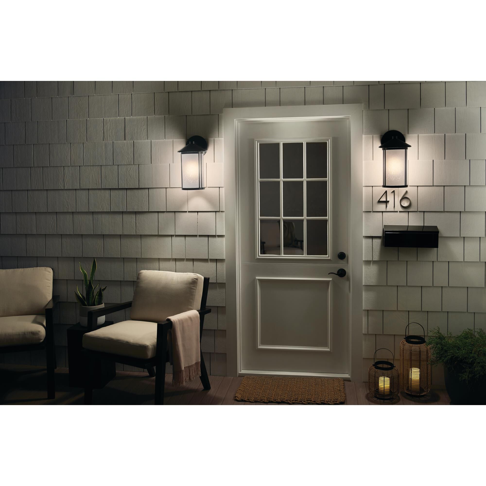 Kichler Lighting Lombard 16 Inch Tall Outdoor Wall Light