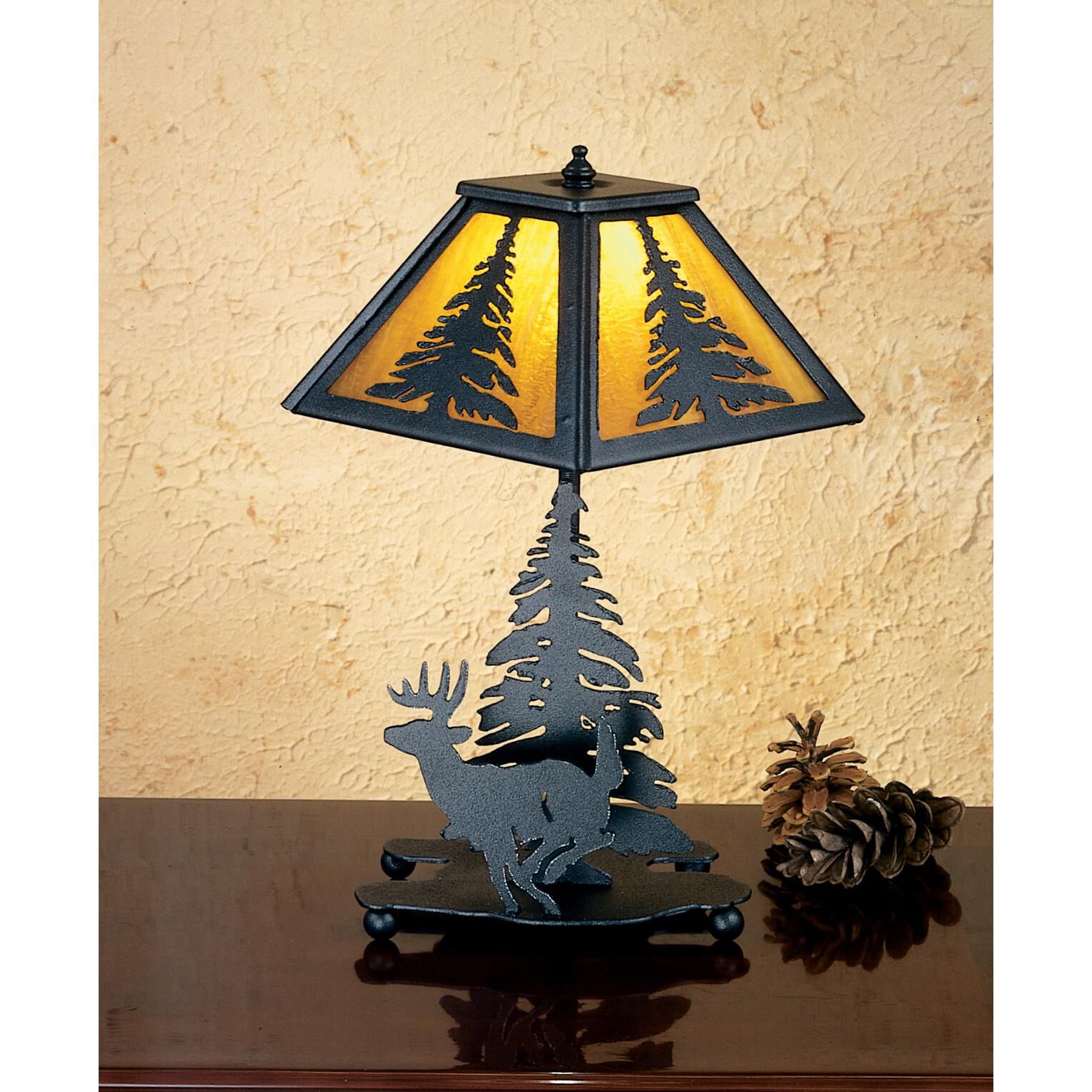 Lone Deer 14 Inch Accent Lamp by Meyda Lighting