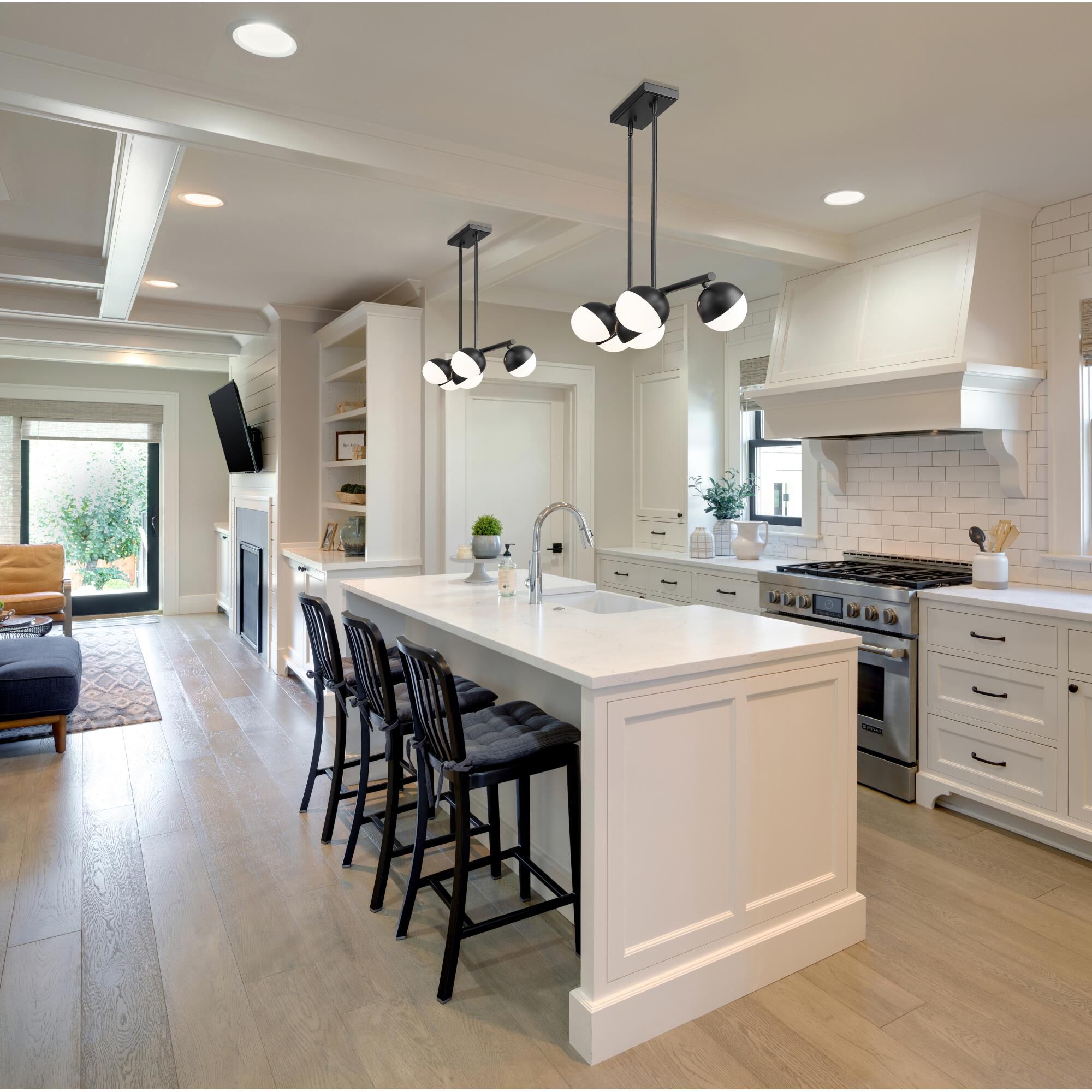 Realm Sphere 42 Inch Linear Suspension Light by Z Lite