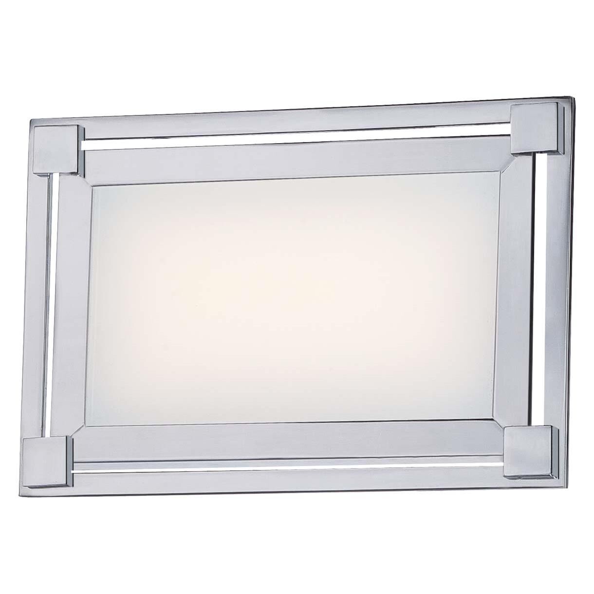 Framed 9 Inch 1 Light LED Bath Vanity Light by Kovacs