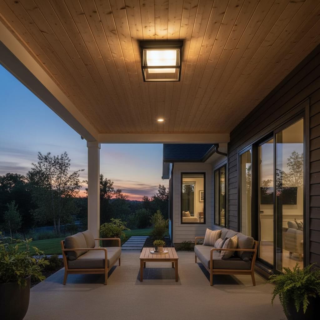 Overbrook 5 Inch Tall 1 Light LED Outdoor Wall Light by Artcraft