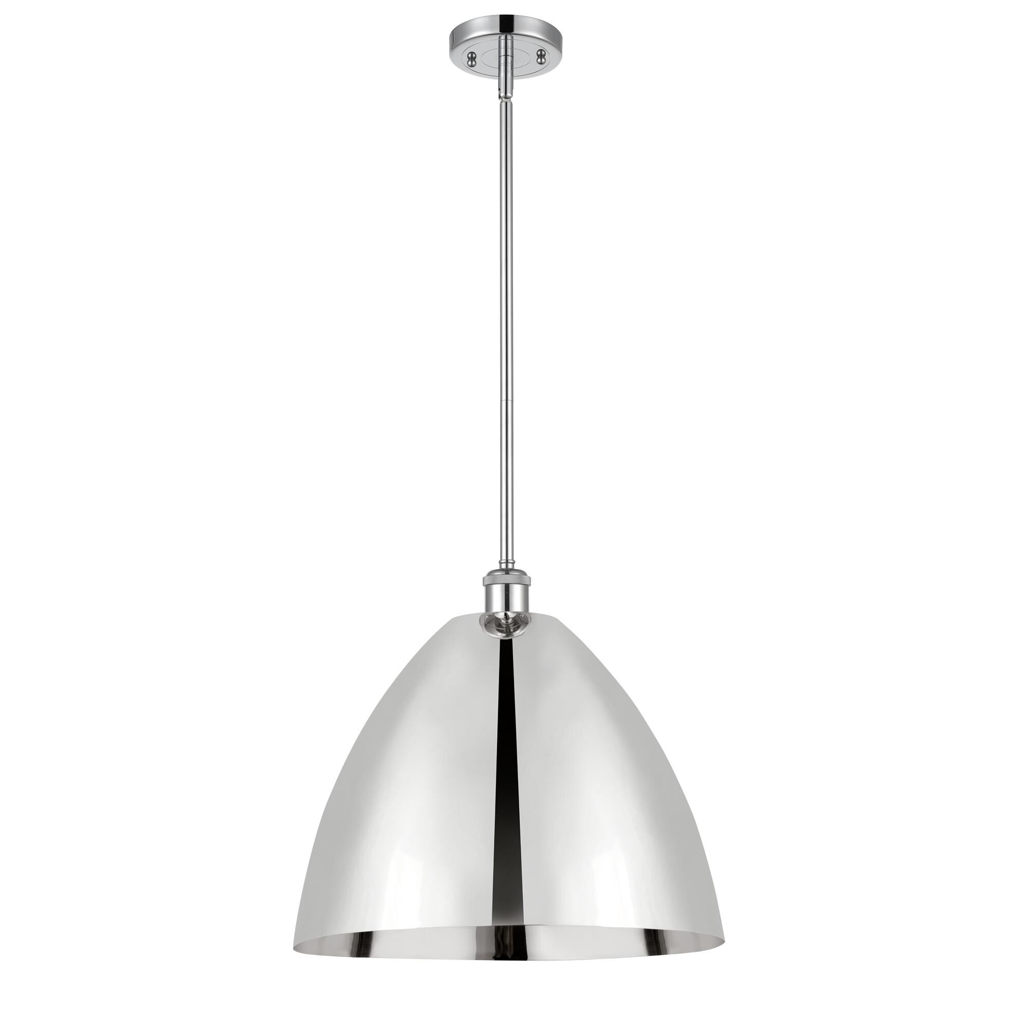 Shown in Polished Chrome finish and Polished Chrome Ballston Dome shade