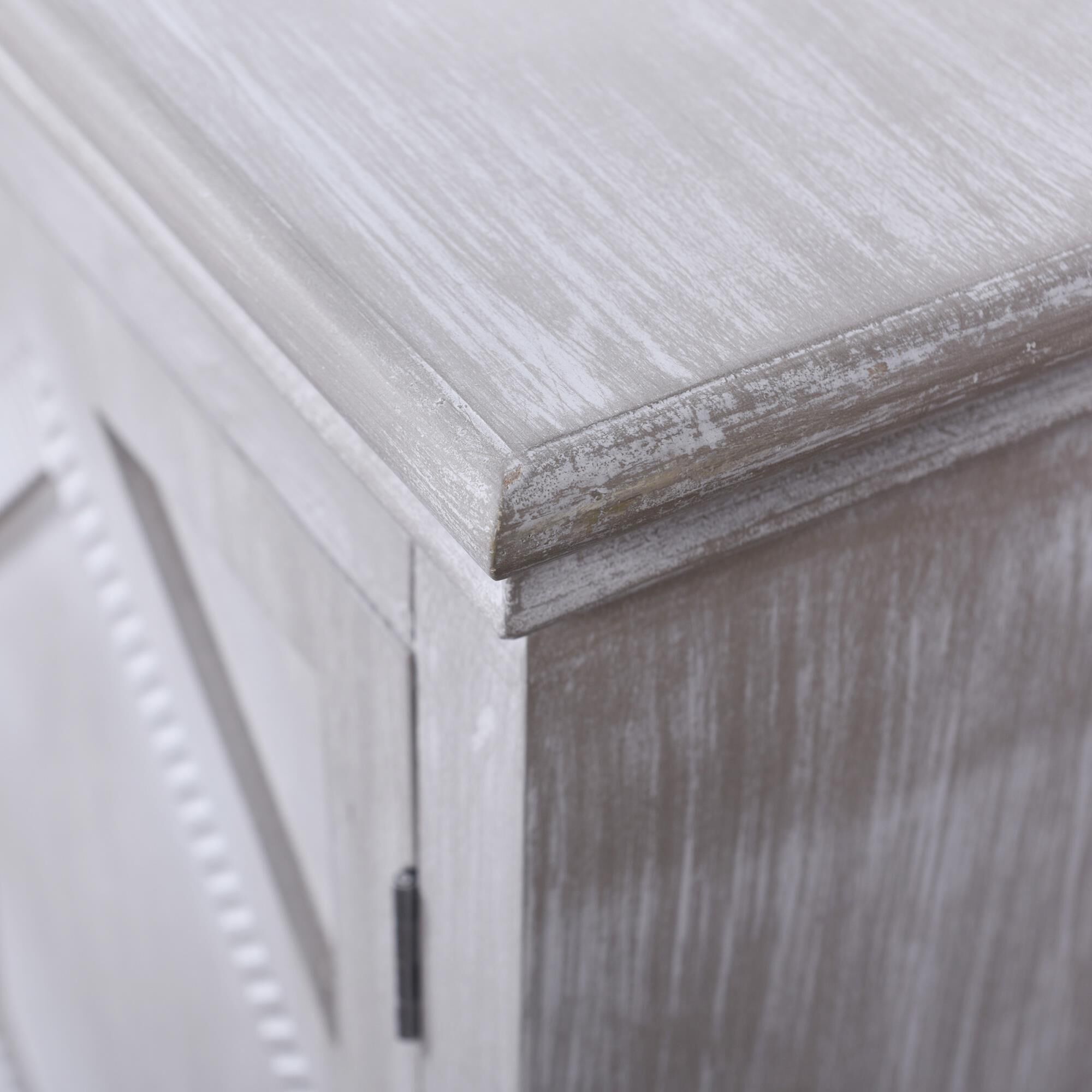 Shown in Brushed White finish