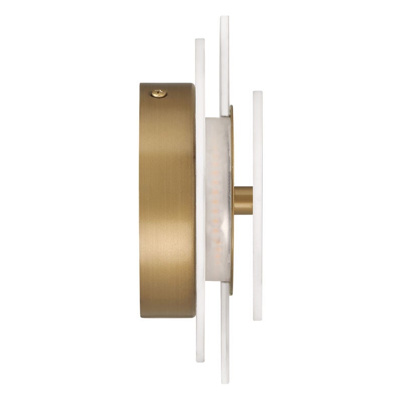 Opaline Crest Wall Sconce by Hunter Fan
