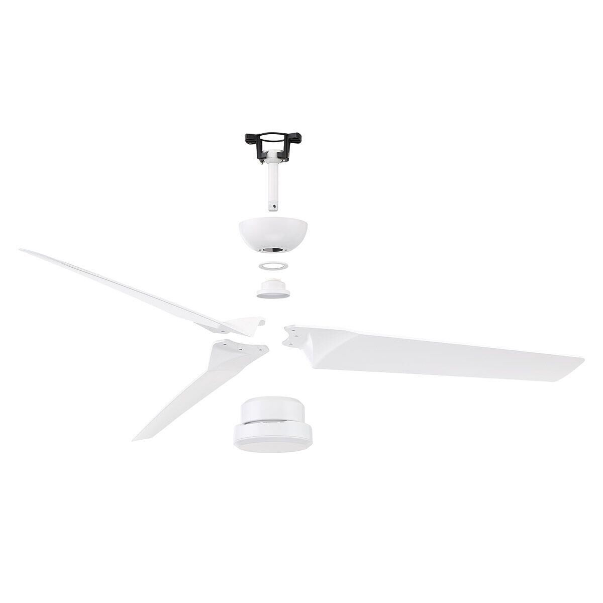 Roboto Outdoor Rated 52 Inch Ceiling Fan by Modern Forms