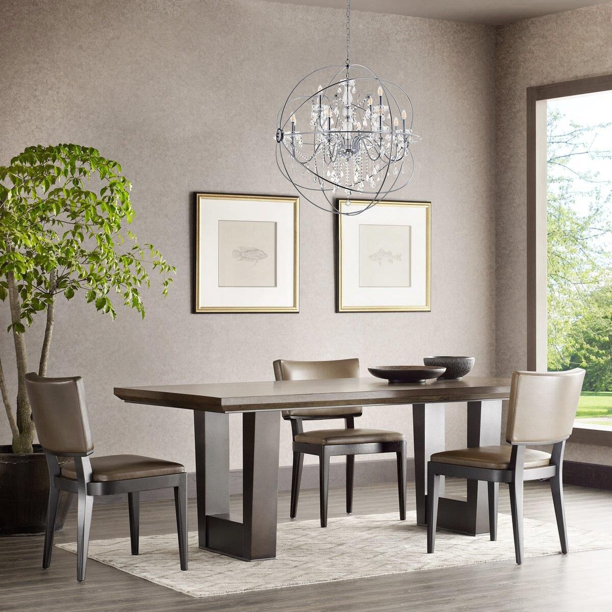 Cordelia 43 Inch 12 Light Chandelier by Elegant Lighting