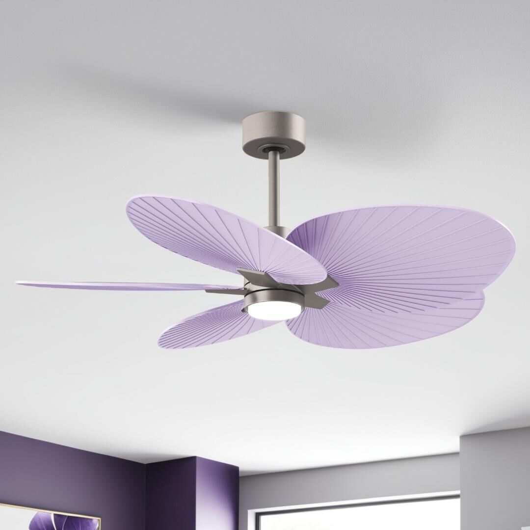 Alessandra Tropical Outdoor Rated 48 Inch Ceiling Fan with Light Kit by Matthews Fan Company