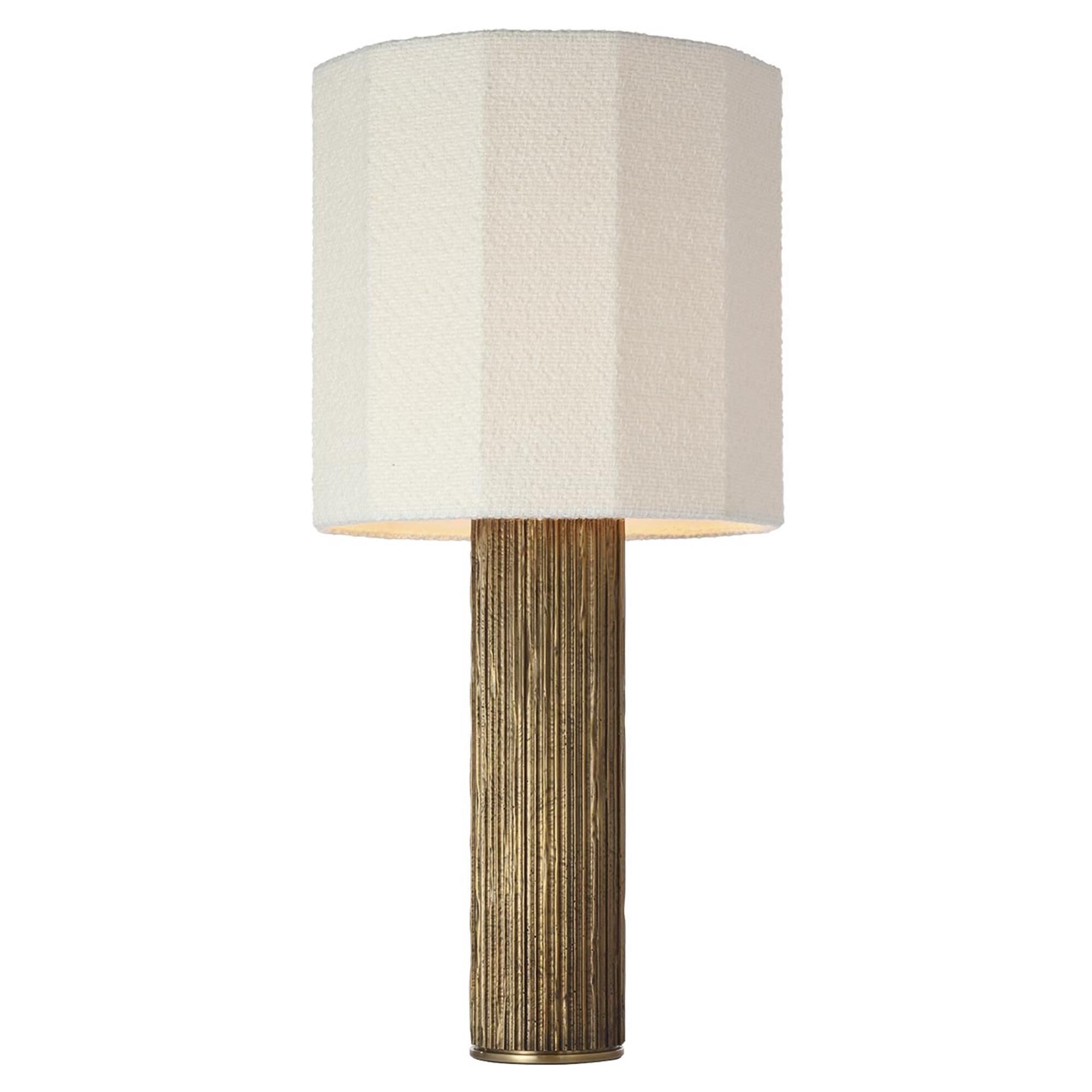 Shown in Ridged Tombac finish and Decorative Boucle shade